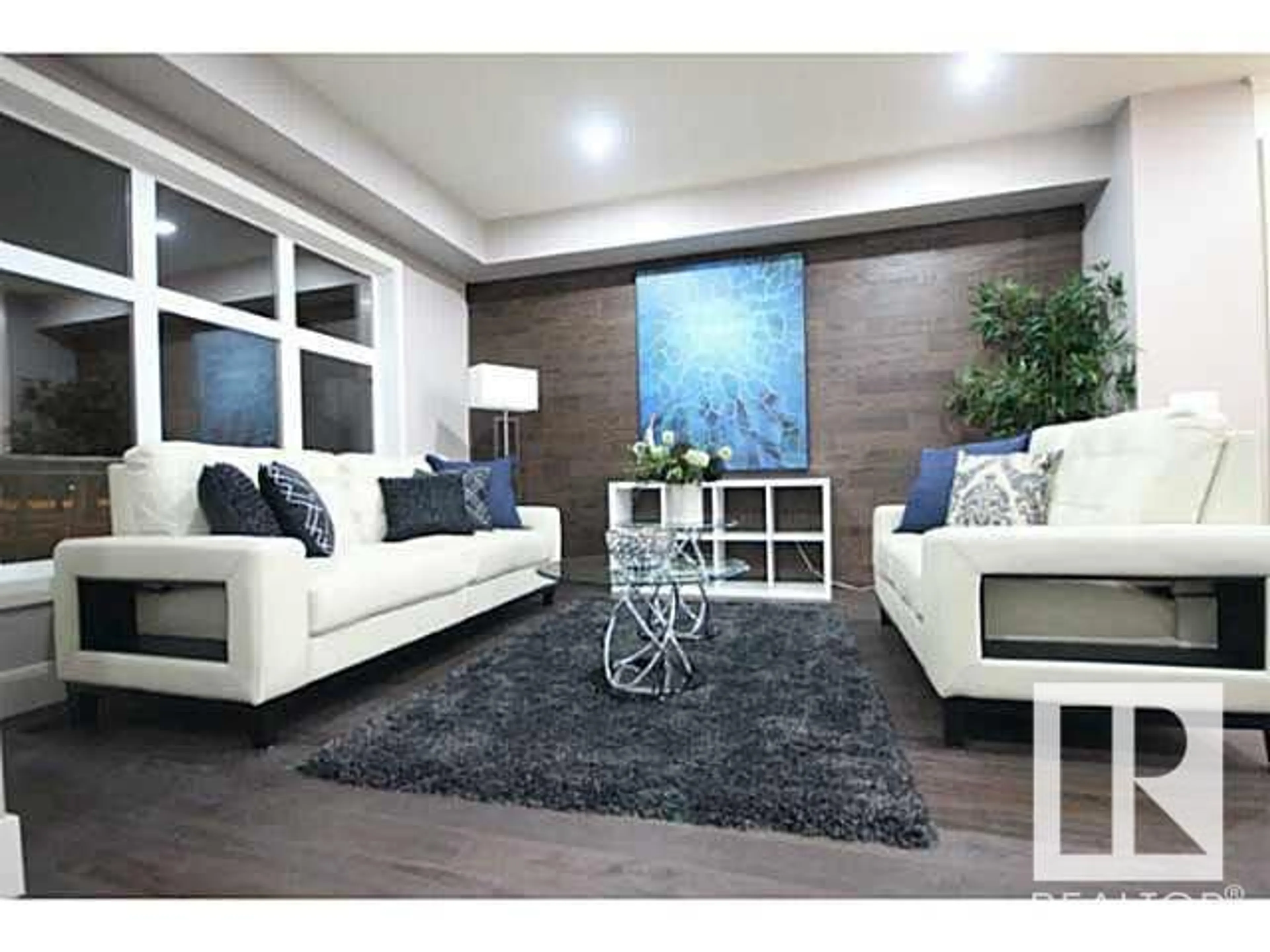 Living room with furniture, unknown for 11333 76 AV NW, Edmonton Alberta T6G0K3