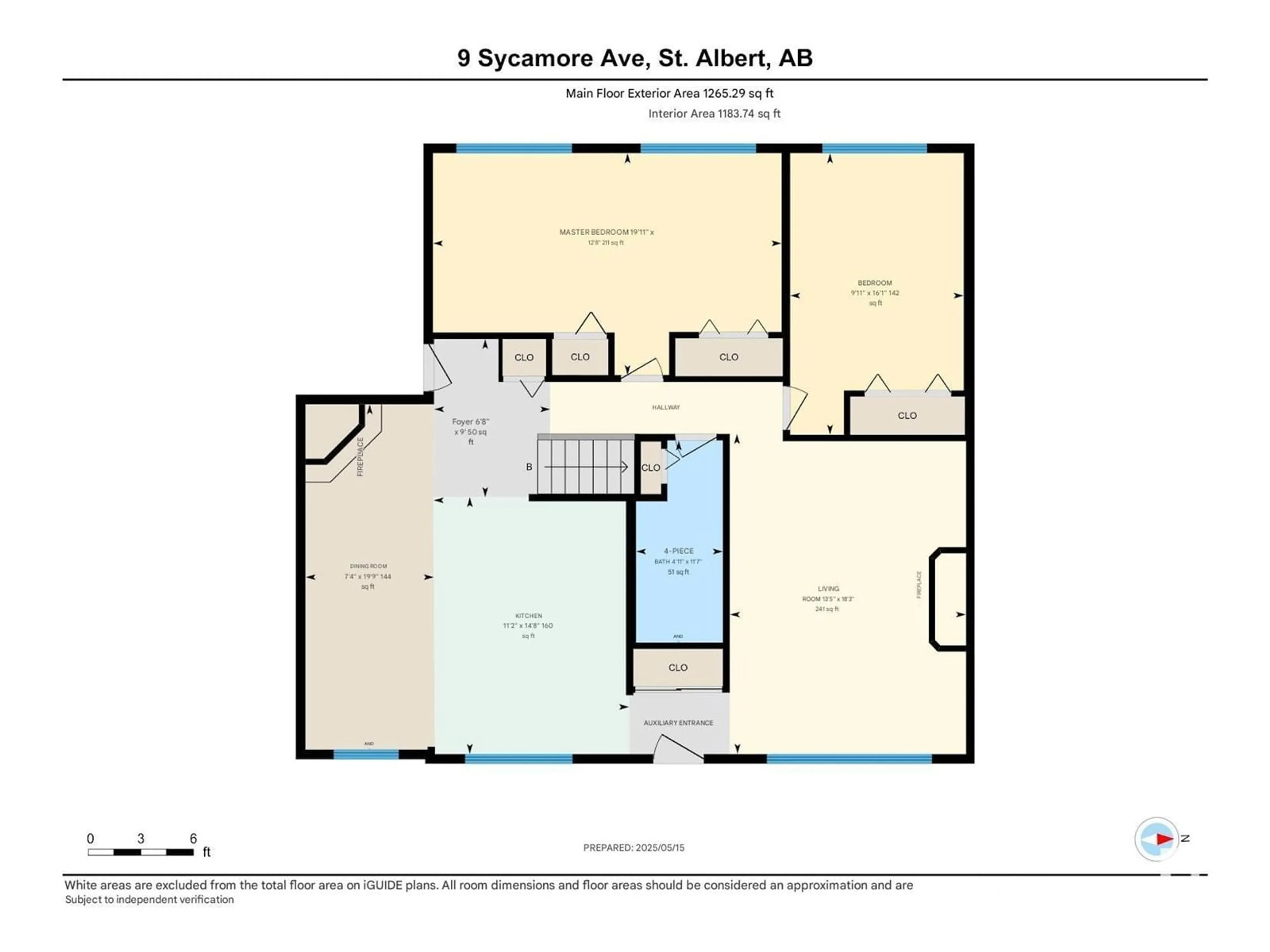 Floor plan for 9 SYCAMORE AV, St. Albert Alberta T8N0K2