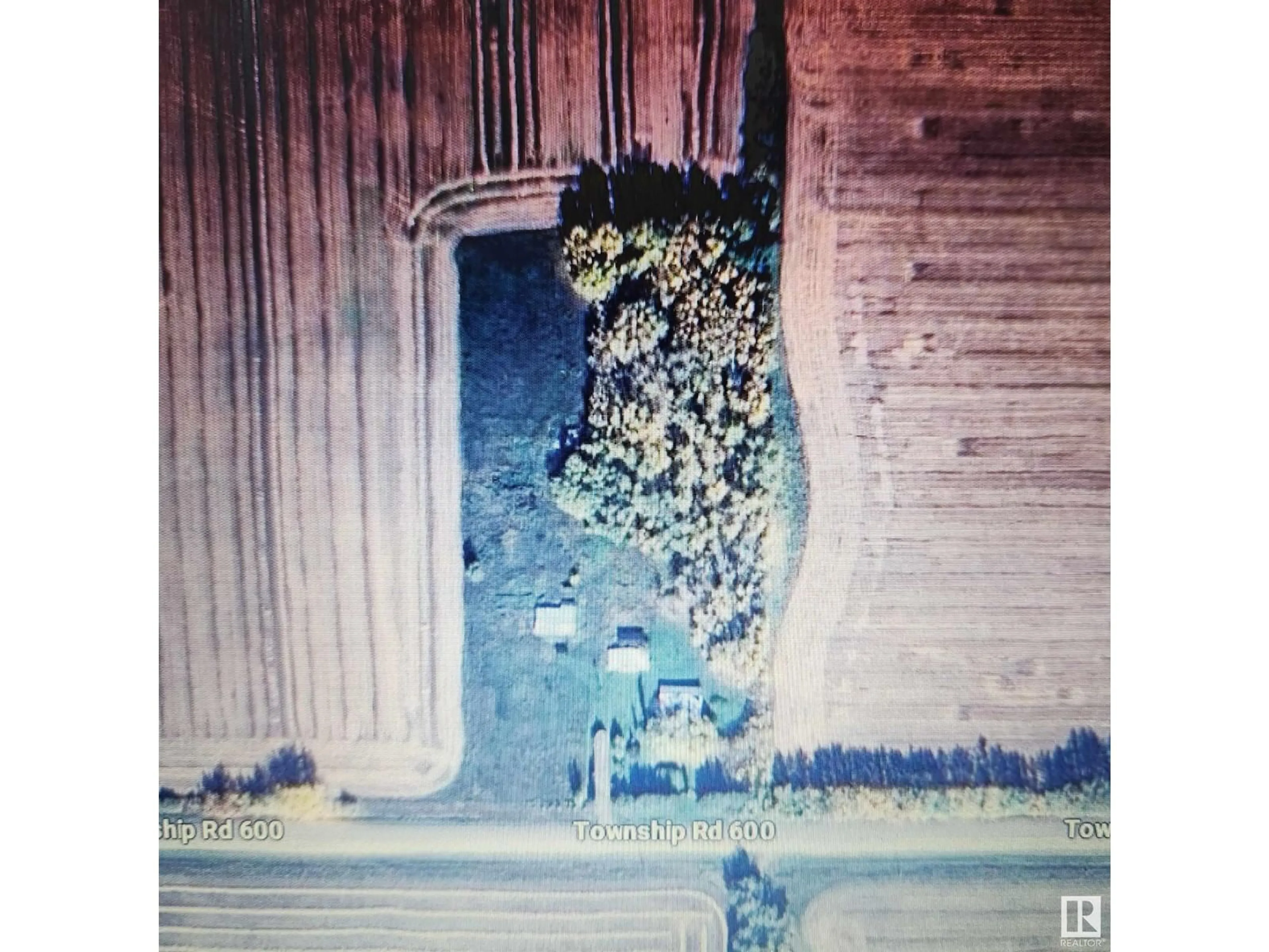 A pic from outside/outdoor area/front of a property/back of a property/a pic from drone, street for 7018 TOWNSHIP 600, Rural Barrhead County Alberta T0E2A0