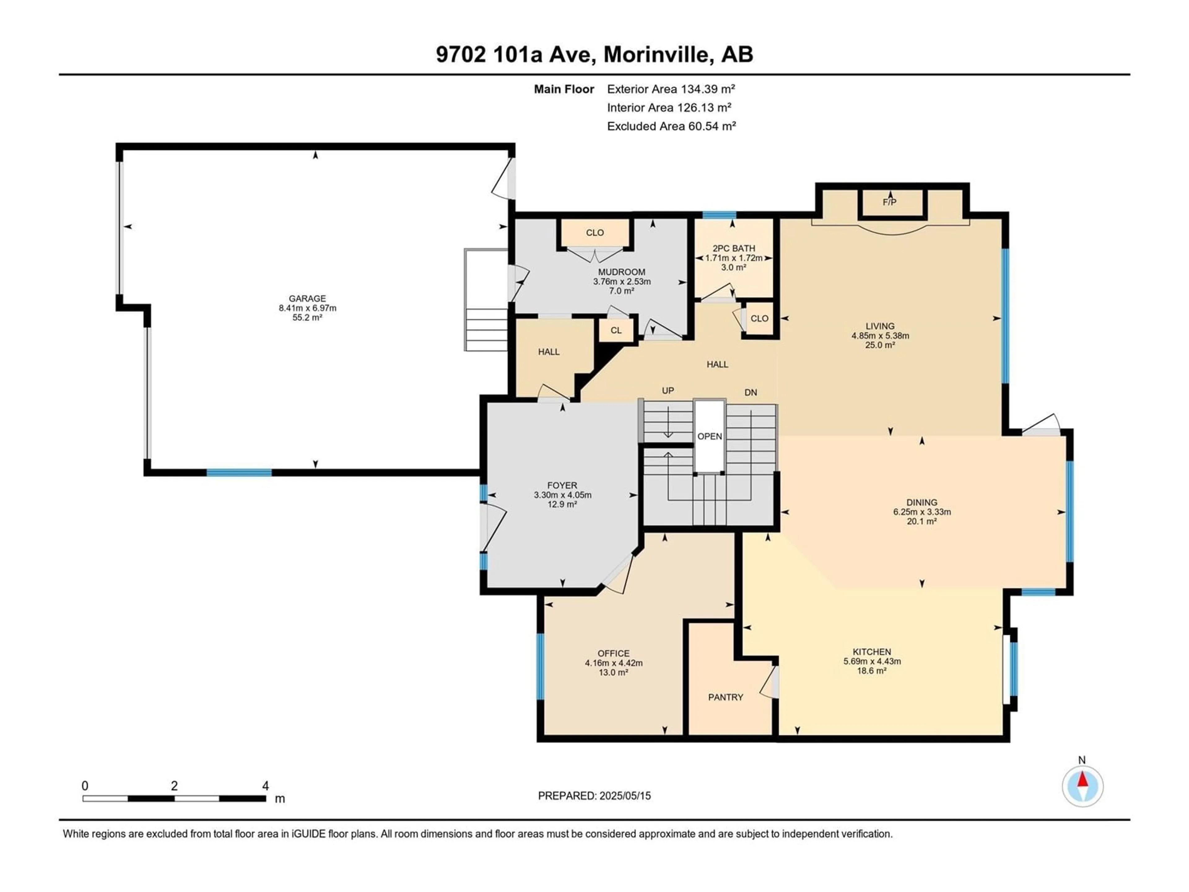 Floor plan for 9702 101A AV, Morinville Alberta T8R0C8