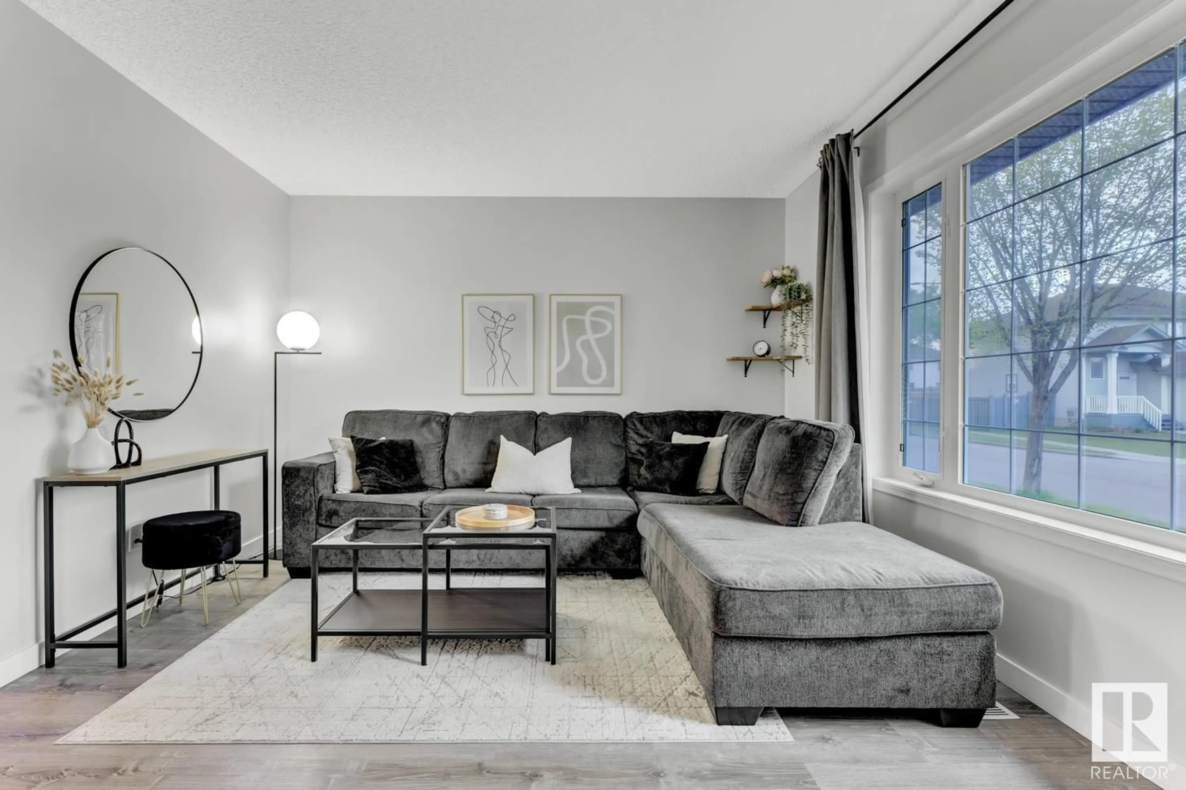 Living room with furniture, unknown for NW - 5312 201 ST, Edmonton Alberta T6M2W2