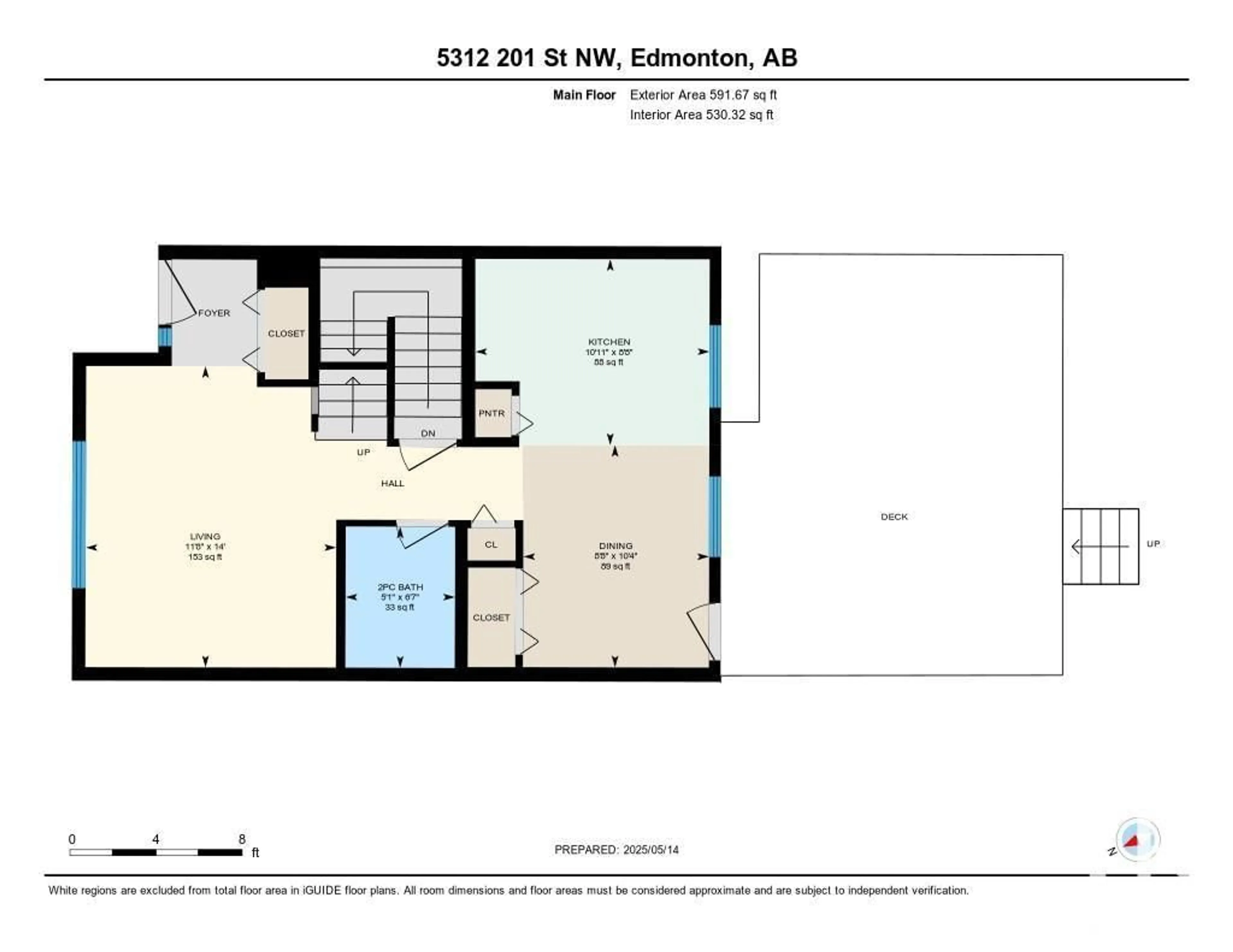 Floor plan for NW - 5312 201 ST, Edmonton Alberta T6M2W2