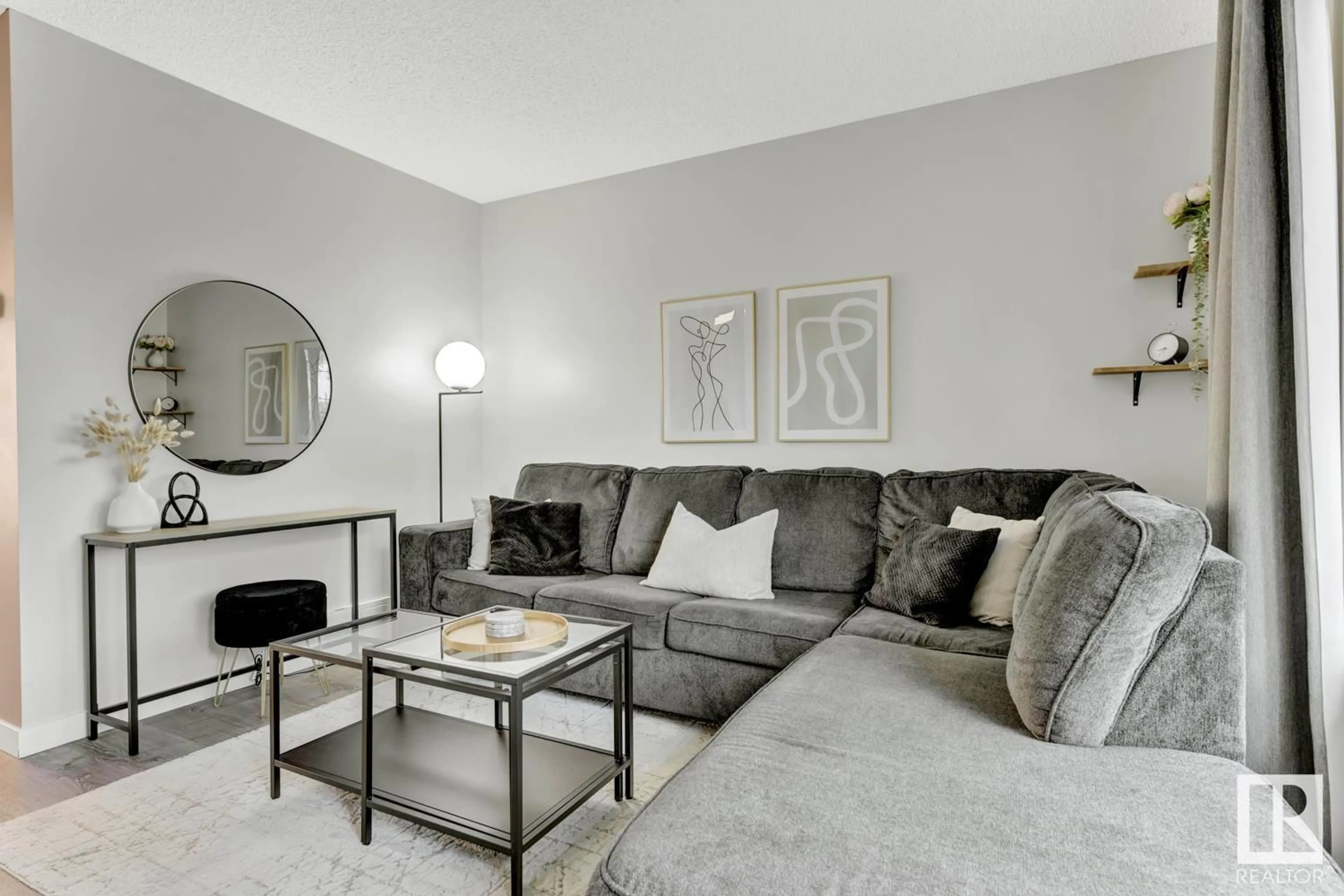 Living room with furniture, unknown for NW - 5312 201 ST, Edmonton Alberta T6M2W2