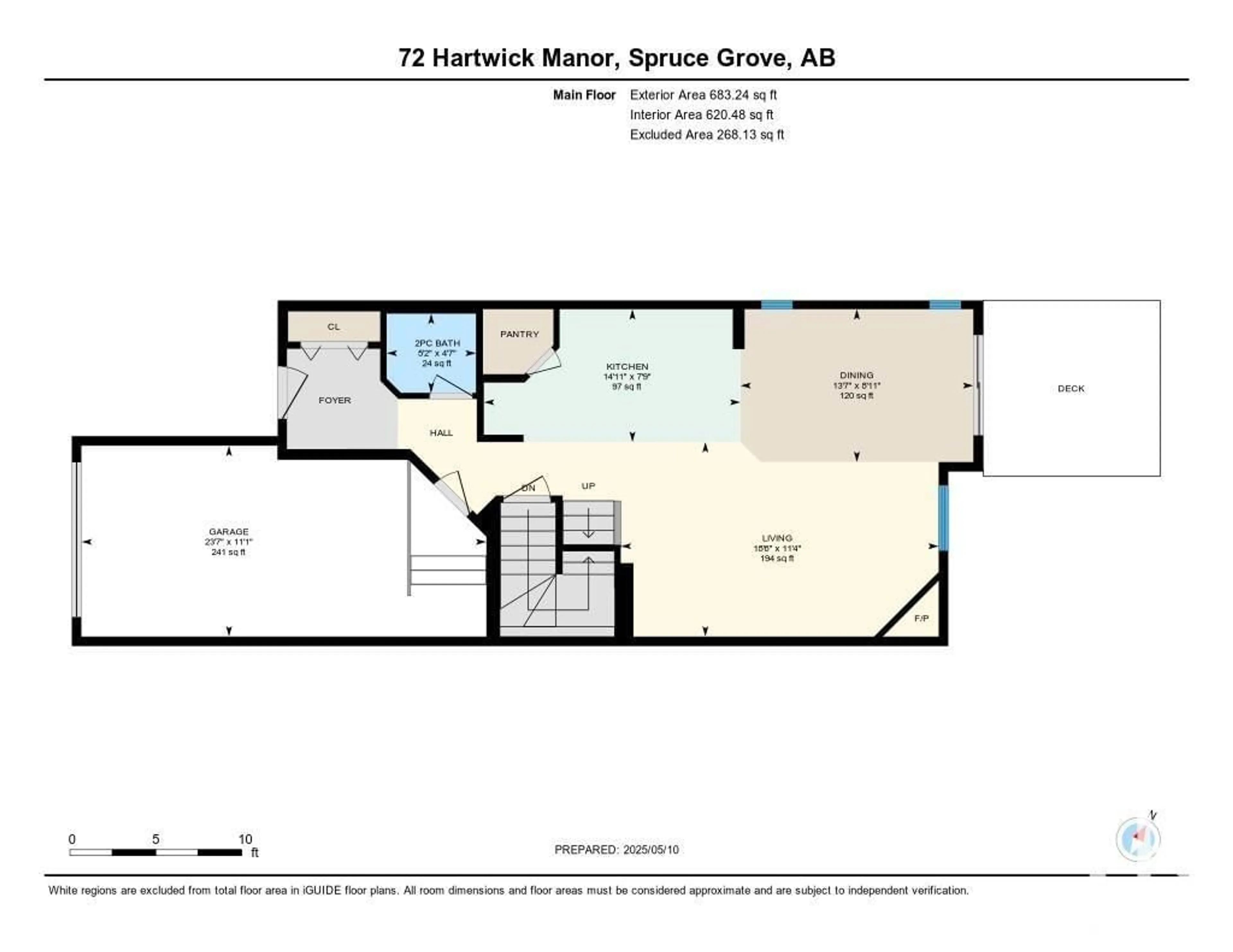 Floor plan for 72 HARTWICK MR, Spruce Grove Alberta T7X0L8