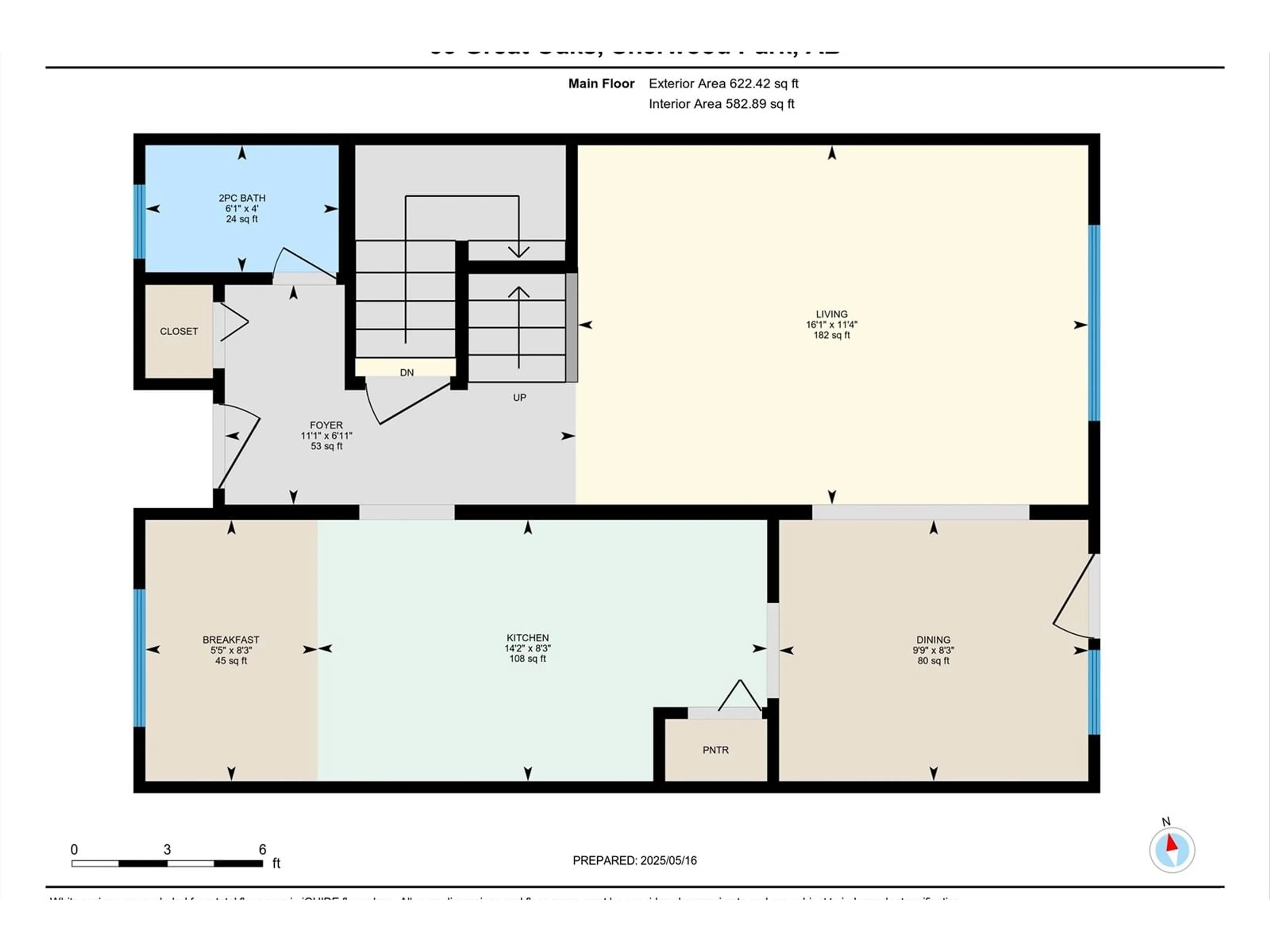 Floor plan for 33 GREAT OA, Sherwood Park Alberta T8A0V8