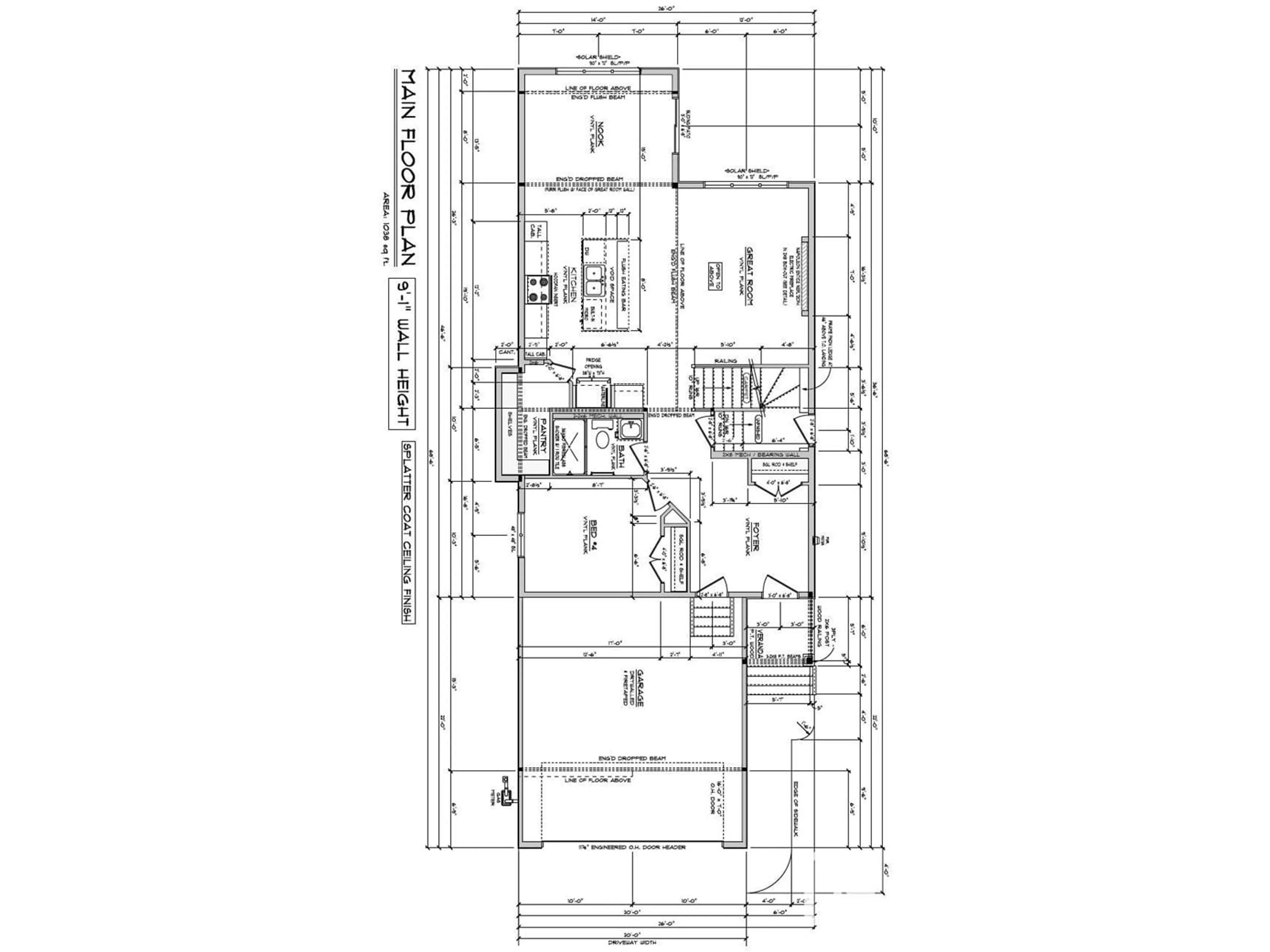 Floor plan for 1915 63 AV, Rural Leduc County Alberta T4X3C9