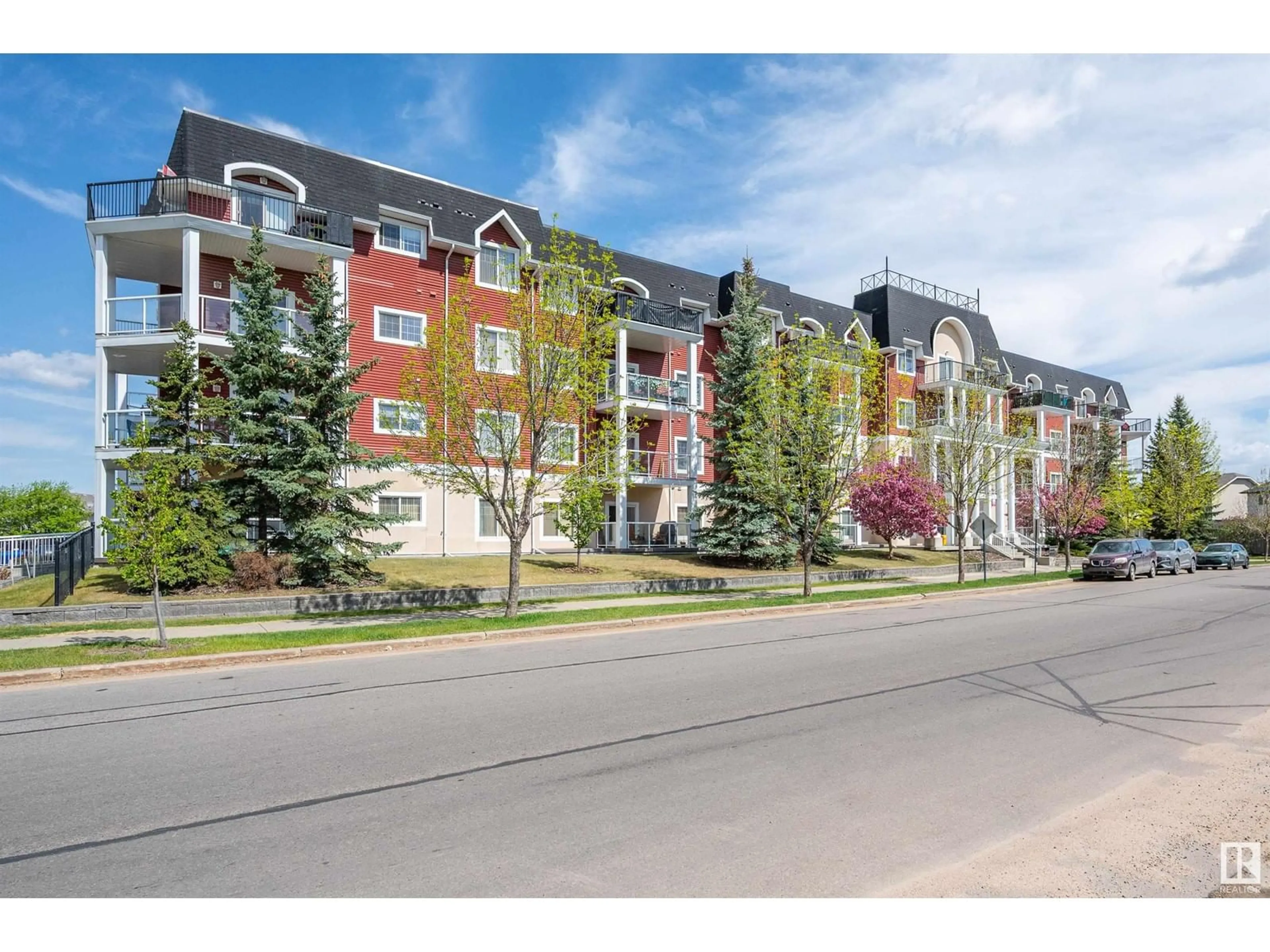 A pic from outside/outdoor area/front of a property/back of a property/a pic from drone, unknown for #408 - 226 MACEWAN RD, Edmonton Alberta T6W0C5