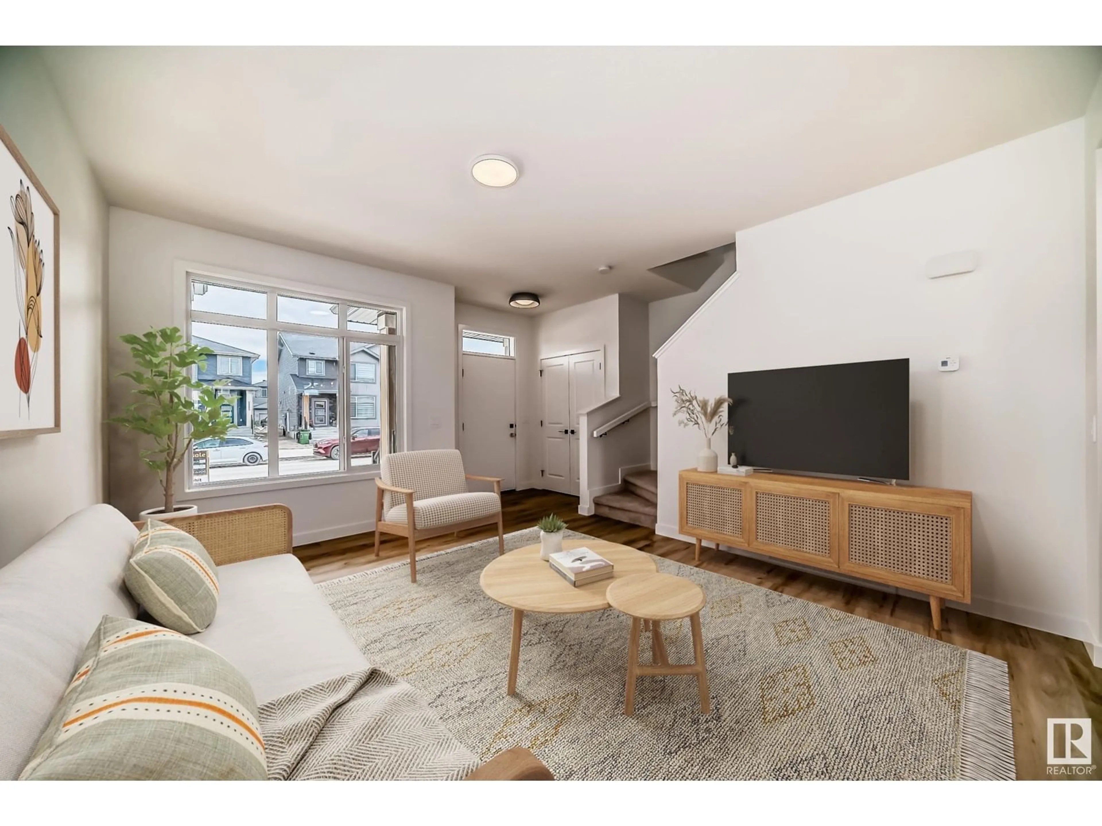 Living room with furniture, unknown for 1353 KESWICK DR, Edmonton Alberta T6W4V8