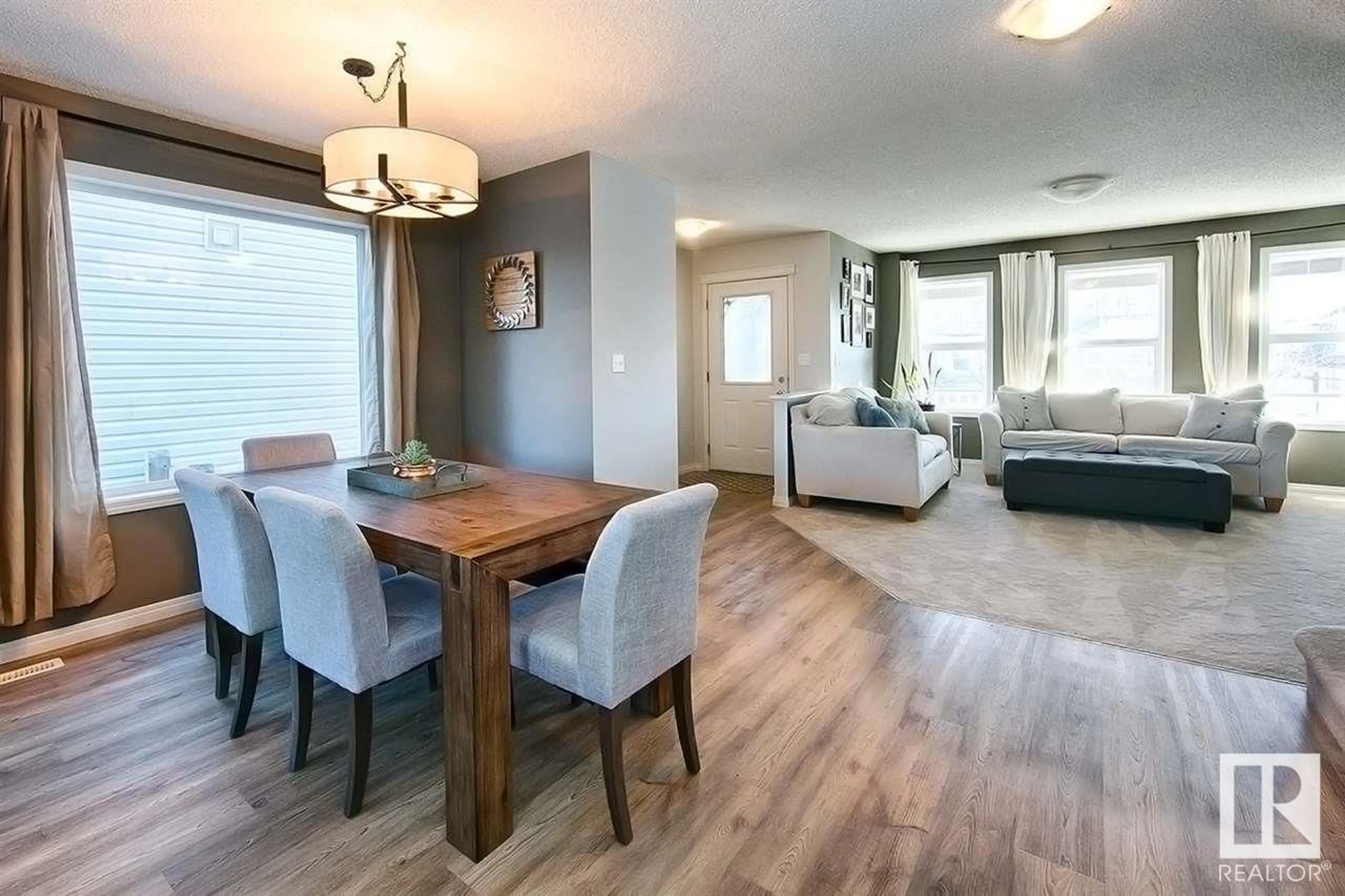 Dining room, wood/laminate floor for 260 SOUTHWICK WY, Leduc Alberta T9E0E7