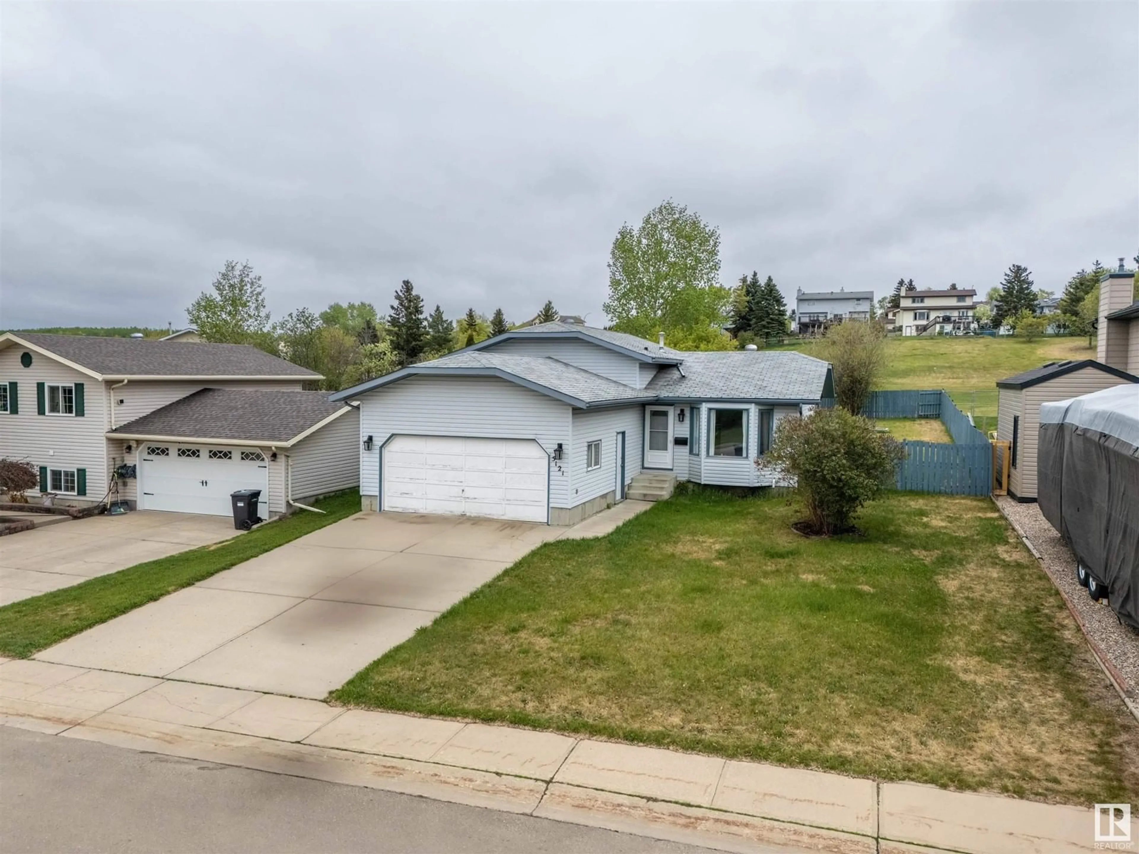 A pic from outside/outdoor area/front of a property/back of a property/a pic from drone, street for 5121 43 ST, Cold Lake Alberta T9M2A1
