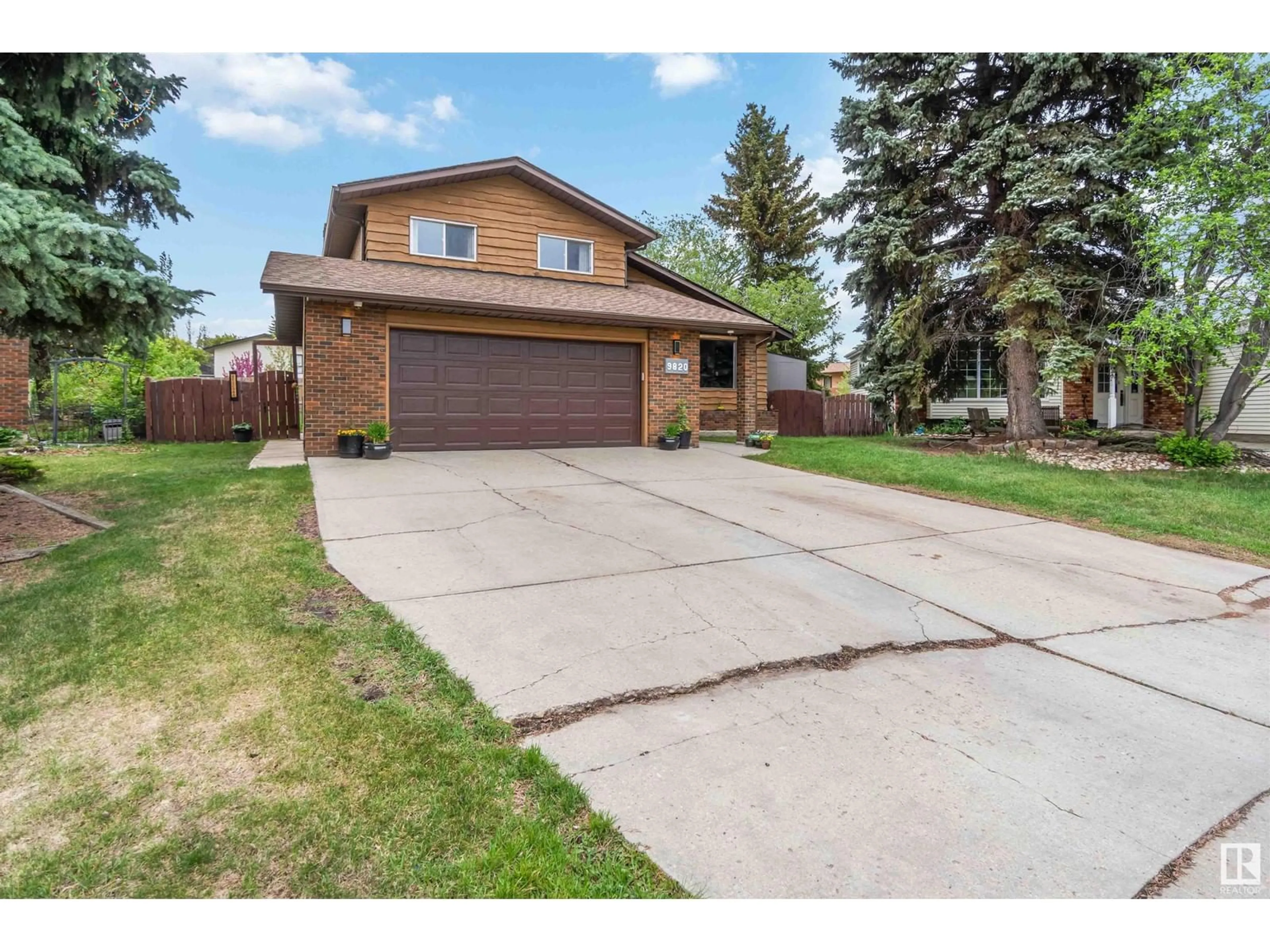 Home with brick exterior material, street for 9820 185 ST, Edmonton Alberta T5T3E5