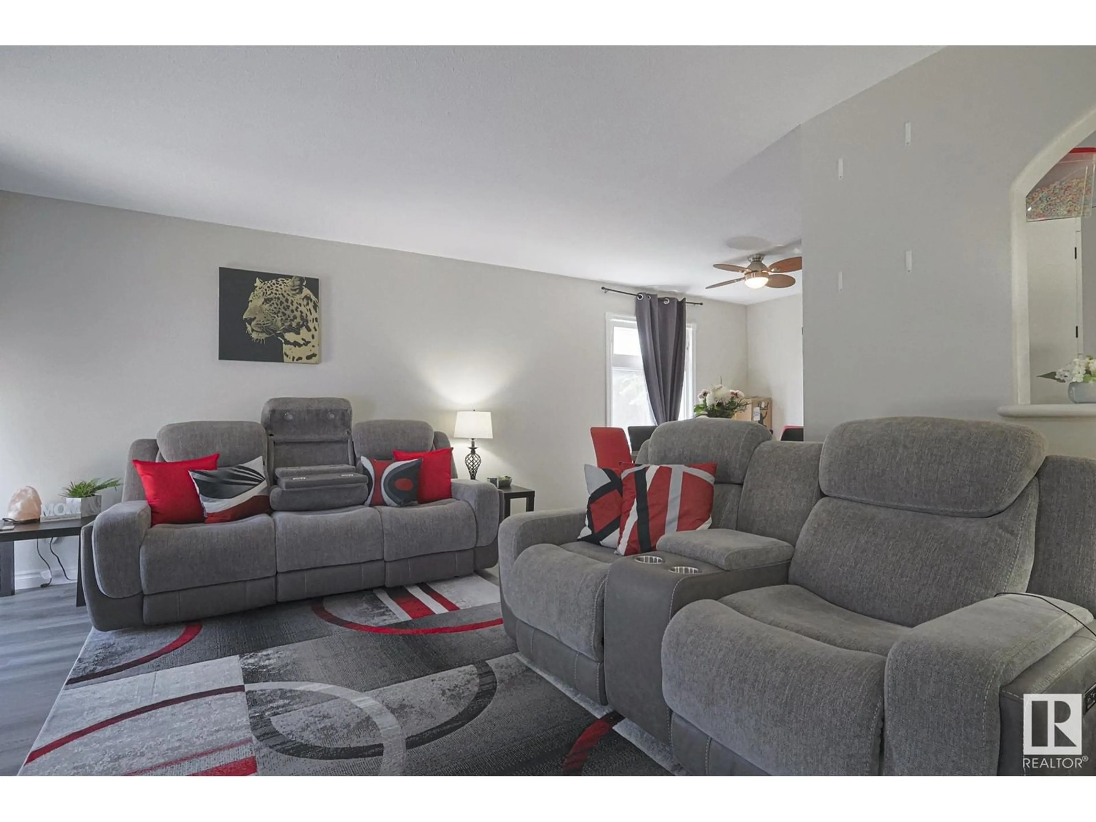 Living room with furniture, unknown for 9 MICHENER PL, St. Albert Alberta T8N1L6