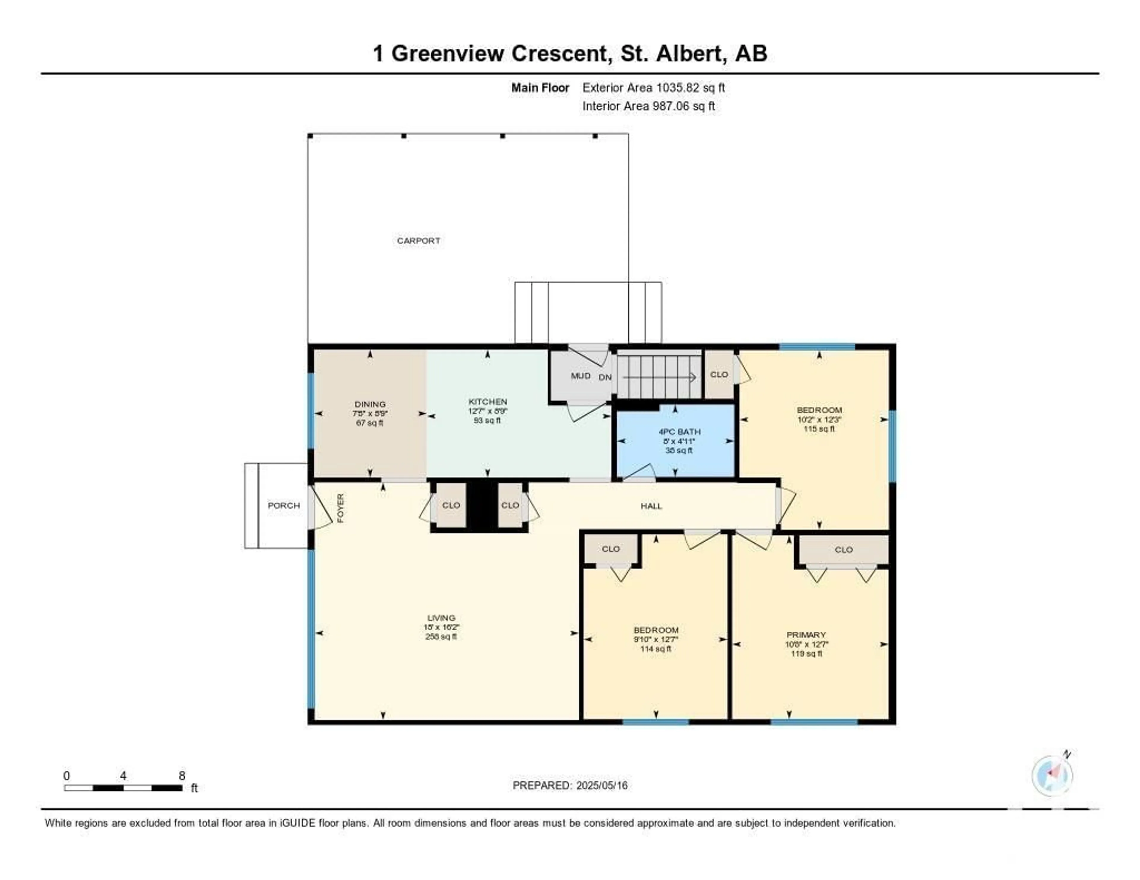 Floor plan for 1 GREENVIEW CR, St. Albert Alberta T8N0S9