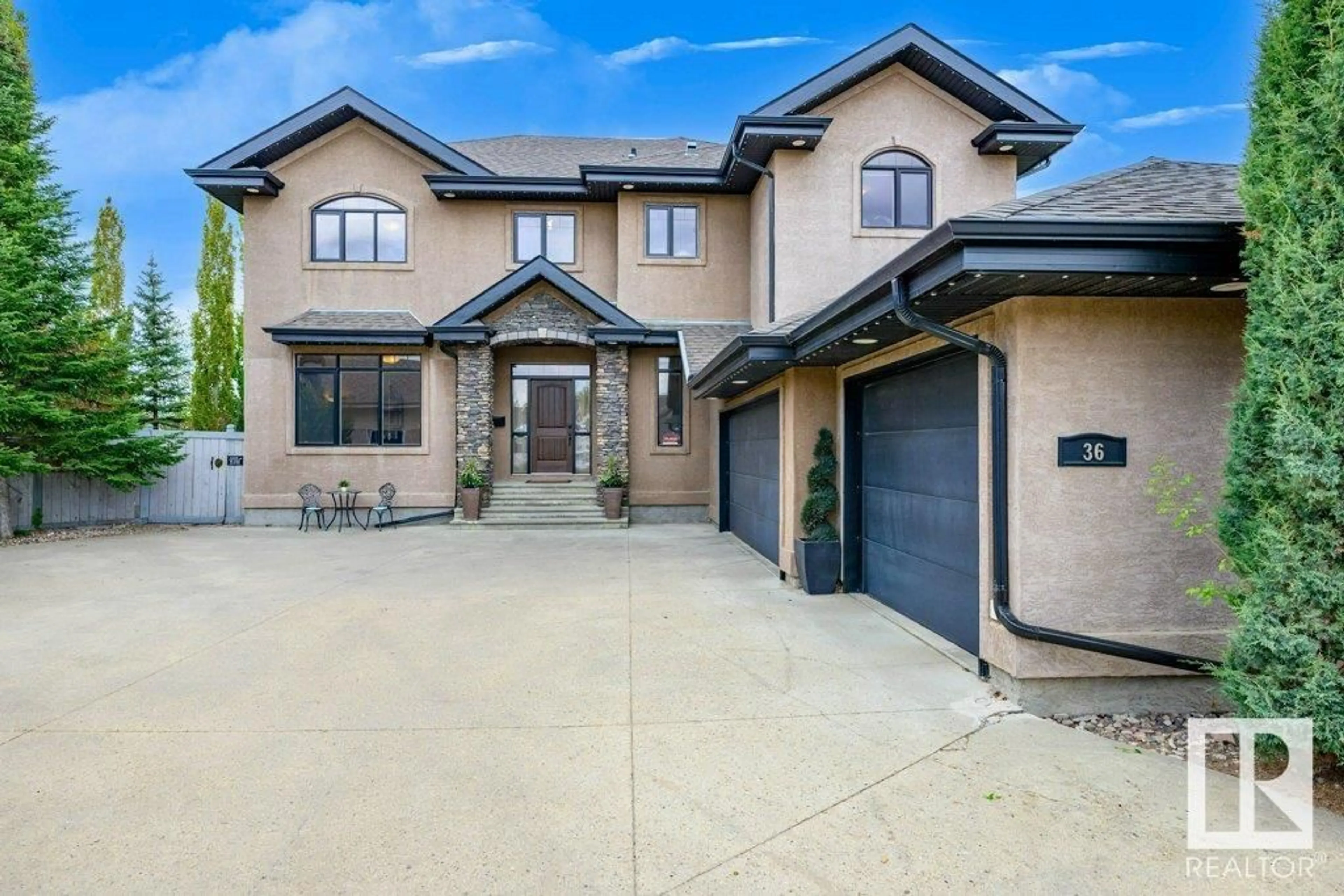 Home with brick exterior material, street for 36 LAFLEUR DR, St. Albert Alberta T8N7N1