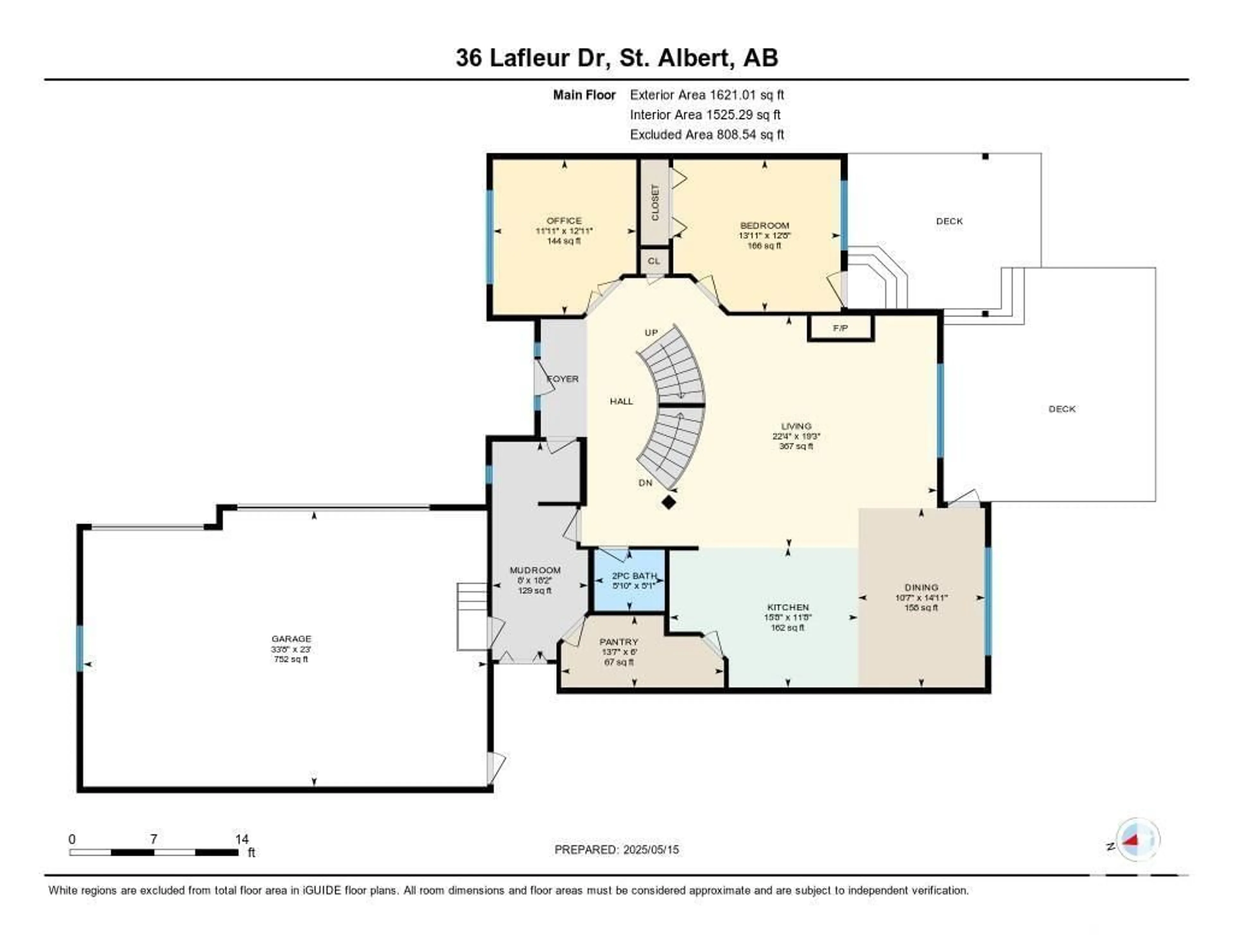 Floor plan for 36 LAFLEUR DR, St. Albert Alberta T8N7N1