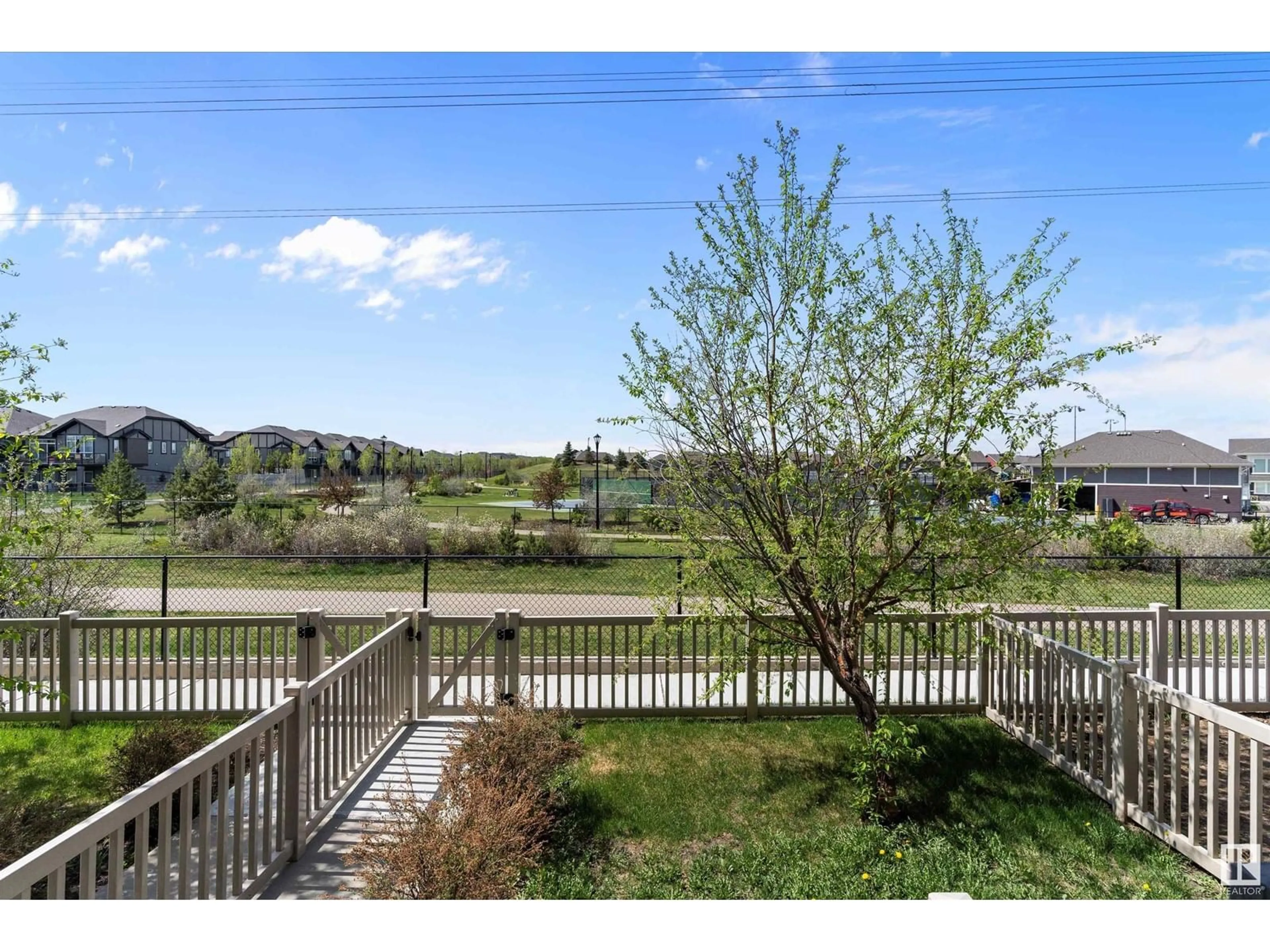 Patio, water/lake/river/ocean view for #59 - 4029 ORCHARDS DR, Edmonton Alberta T6X1V2