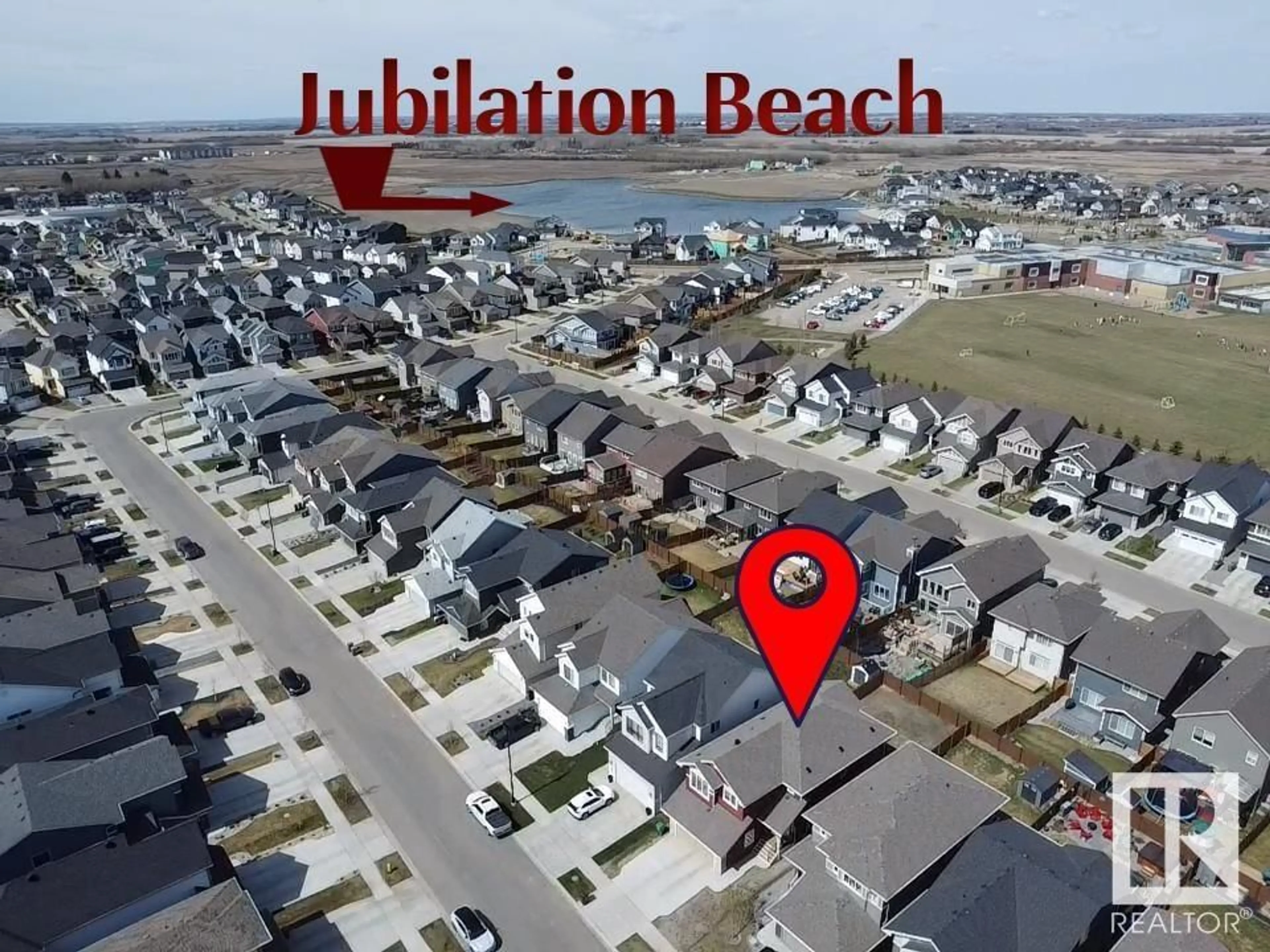 A pic from outside/outdoor area/front of a property/back of a property/a pic from drone, unknown for 56 JAMISON CR, St. Albert Alberta T8N7V4