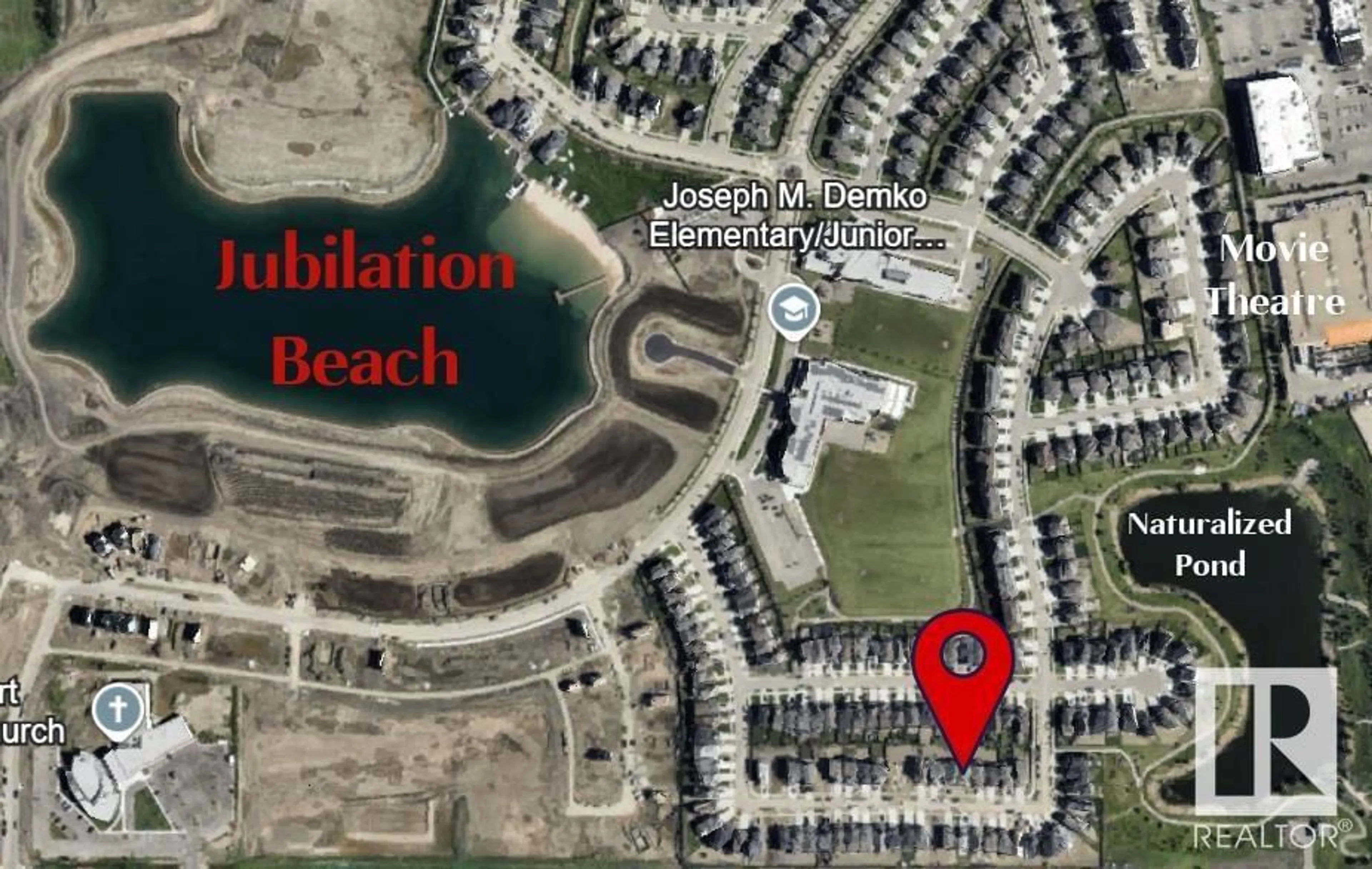 Picture of a map for 56 JAMISON CR, St. Albert Alberta T8N7V4
