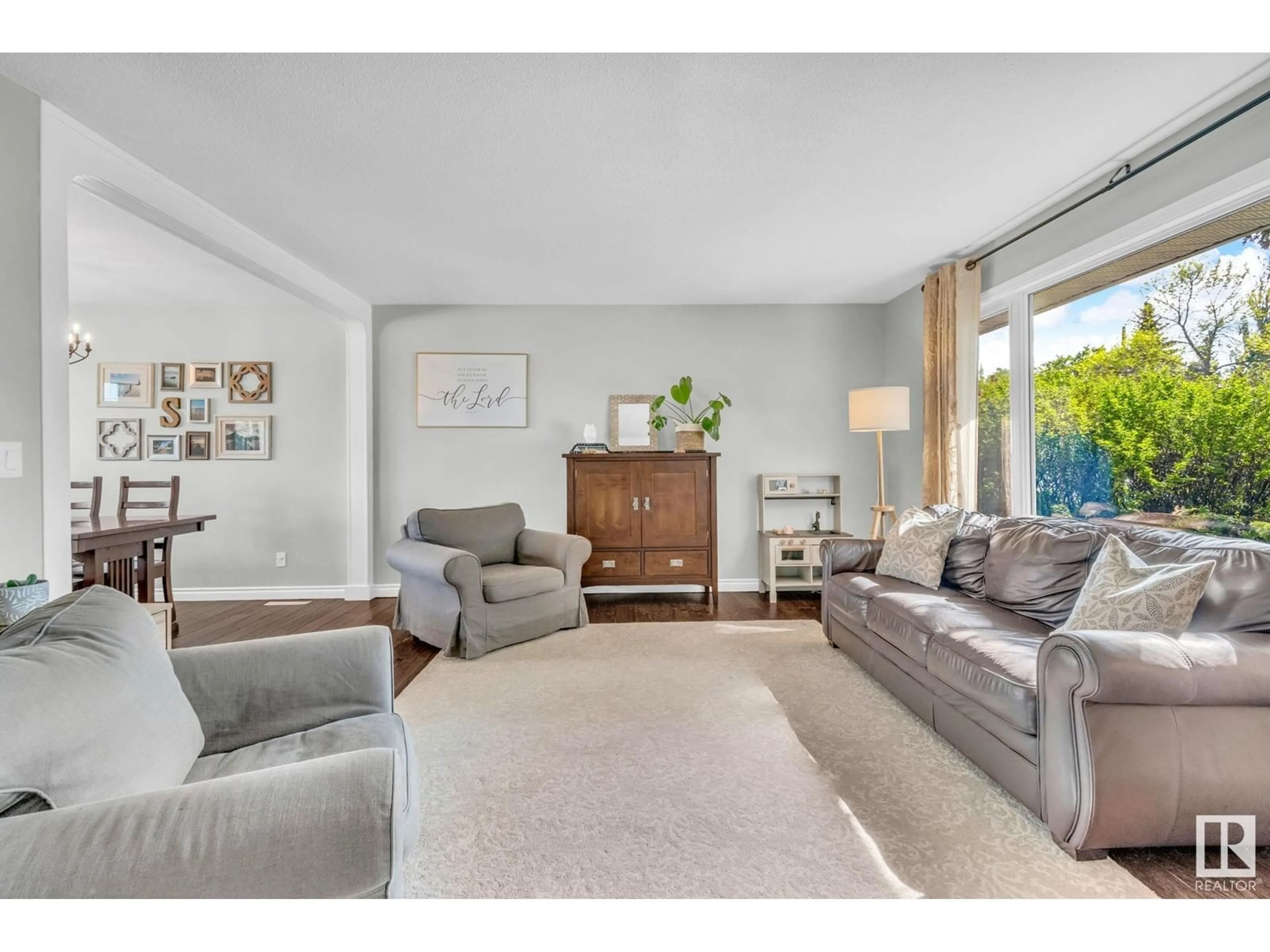 Living room with furniture, unknown for 9335 52 ST, Edmonton Alberta T6B1G5