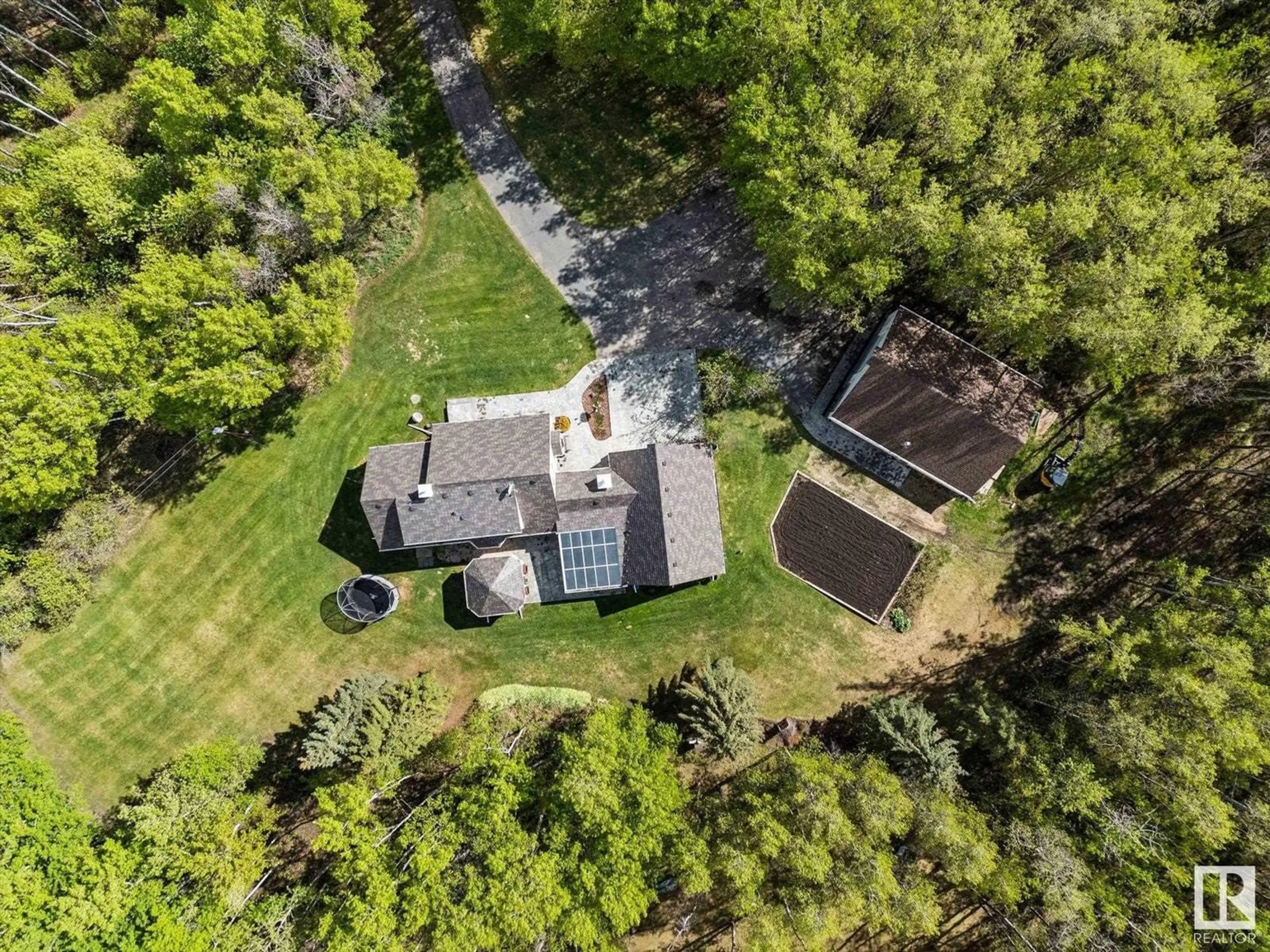 A pic from outside/outdoor area/front of a property/back of a property/a pic from drone, unknown for #2 - 53103 RGE ROAD 14, Rural Parkland County Alberta T7Y2T3