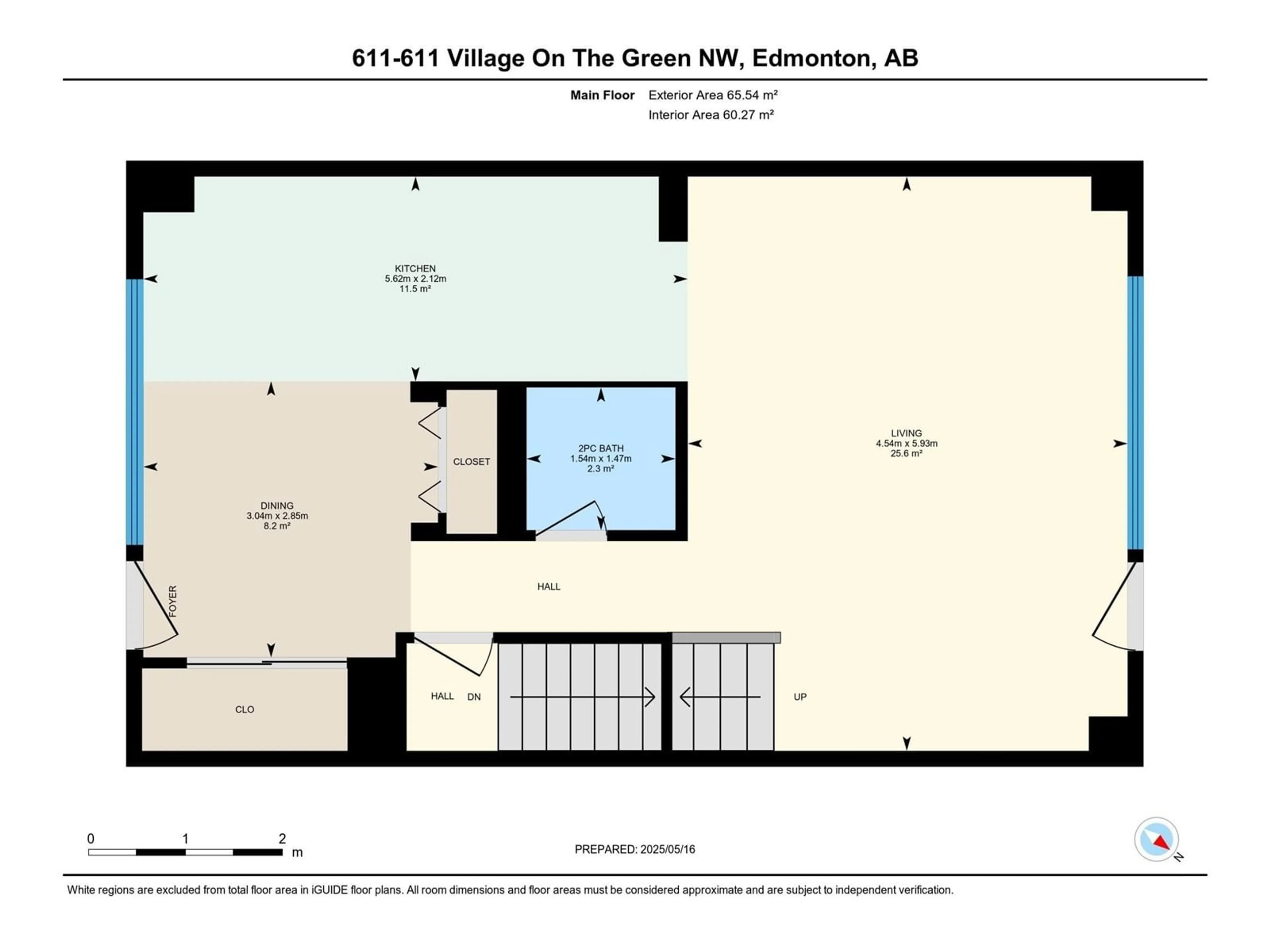 Floor plan for 611 VILLAGE ON THE GREEN GR, Edmonton Alberta T5A1H2