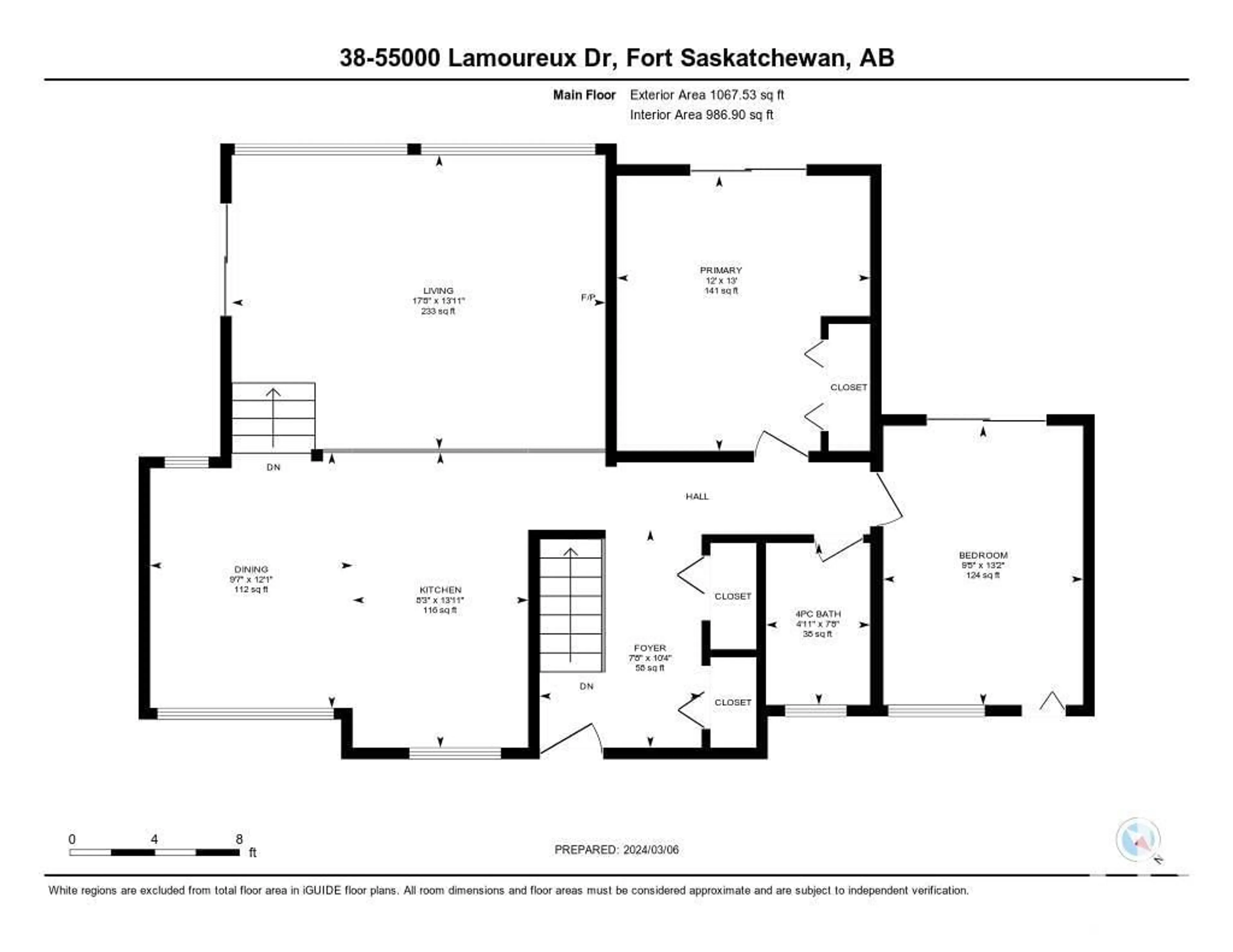 Floor plan for 55000 - 38 LAMOUREUX DR, Rural Sturgeon County Alberta T8L5A7