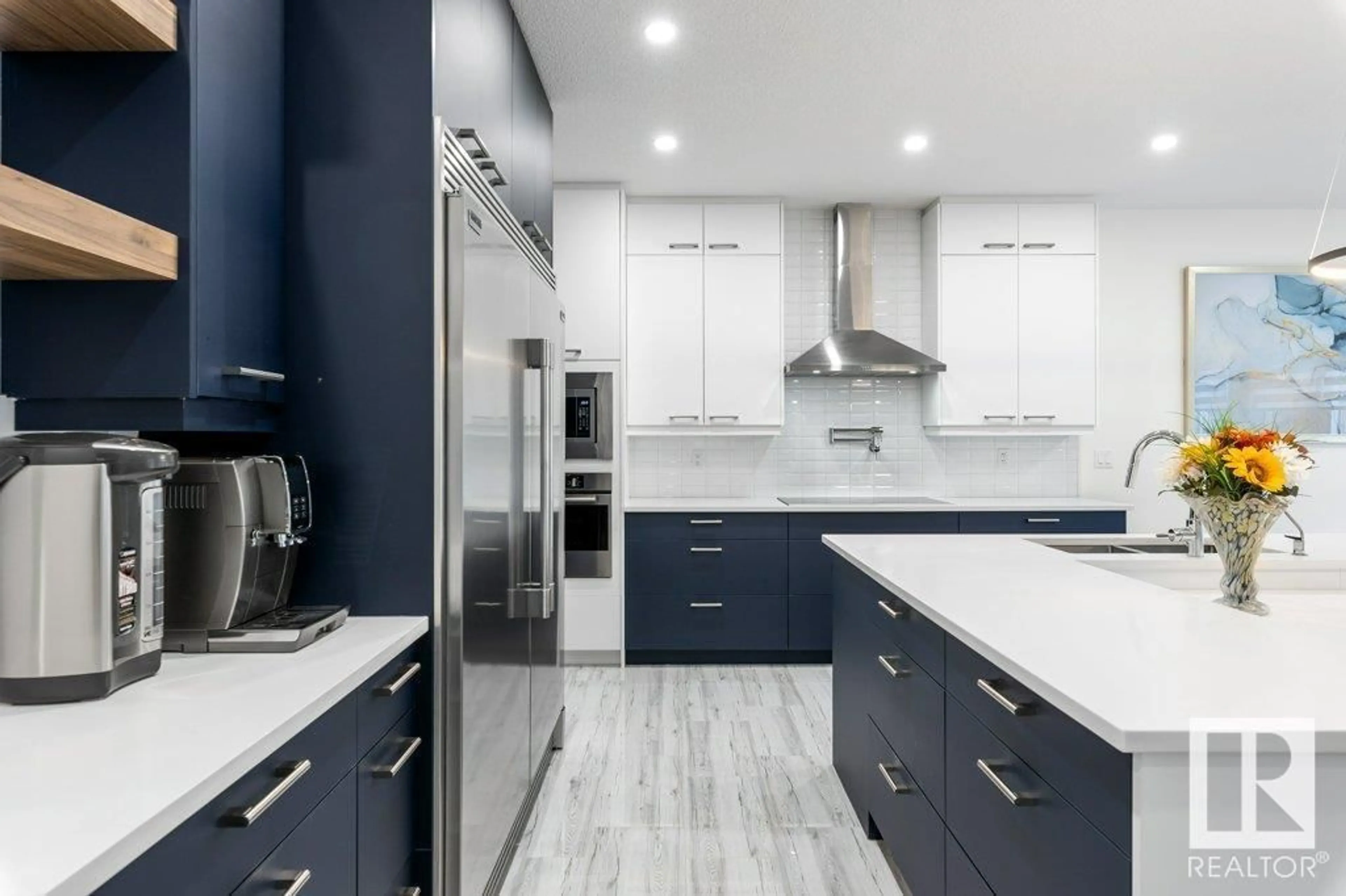Contemporary kitchen, ceramic/tile floor for 3384 CHICKADEE DR, Edmonton Alberta T5S0L2