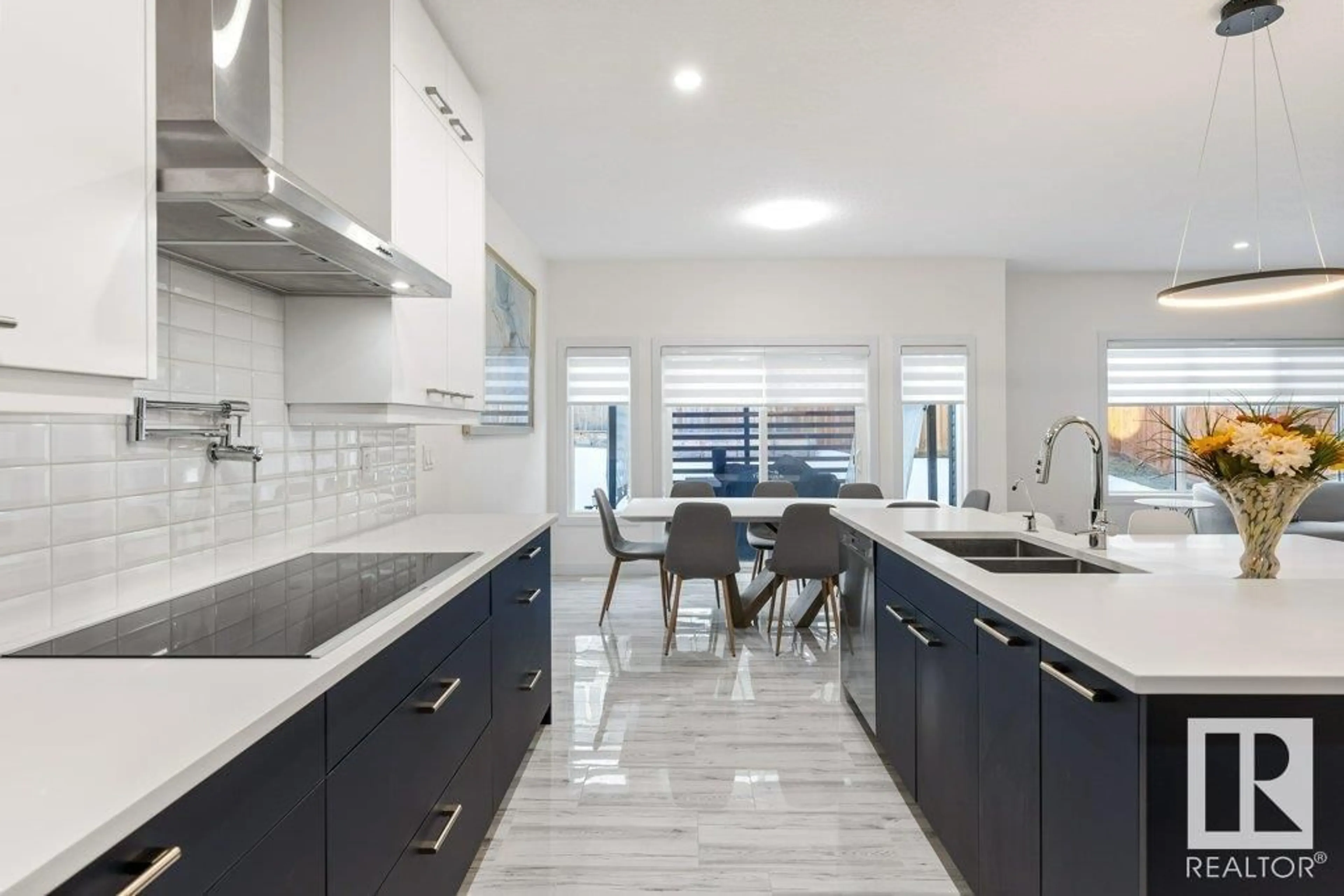 Contemporary kitchen, ceramic/tile floor for 3384 CHICKADEE DR, Edmonton Alberta T5S0L2