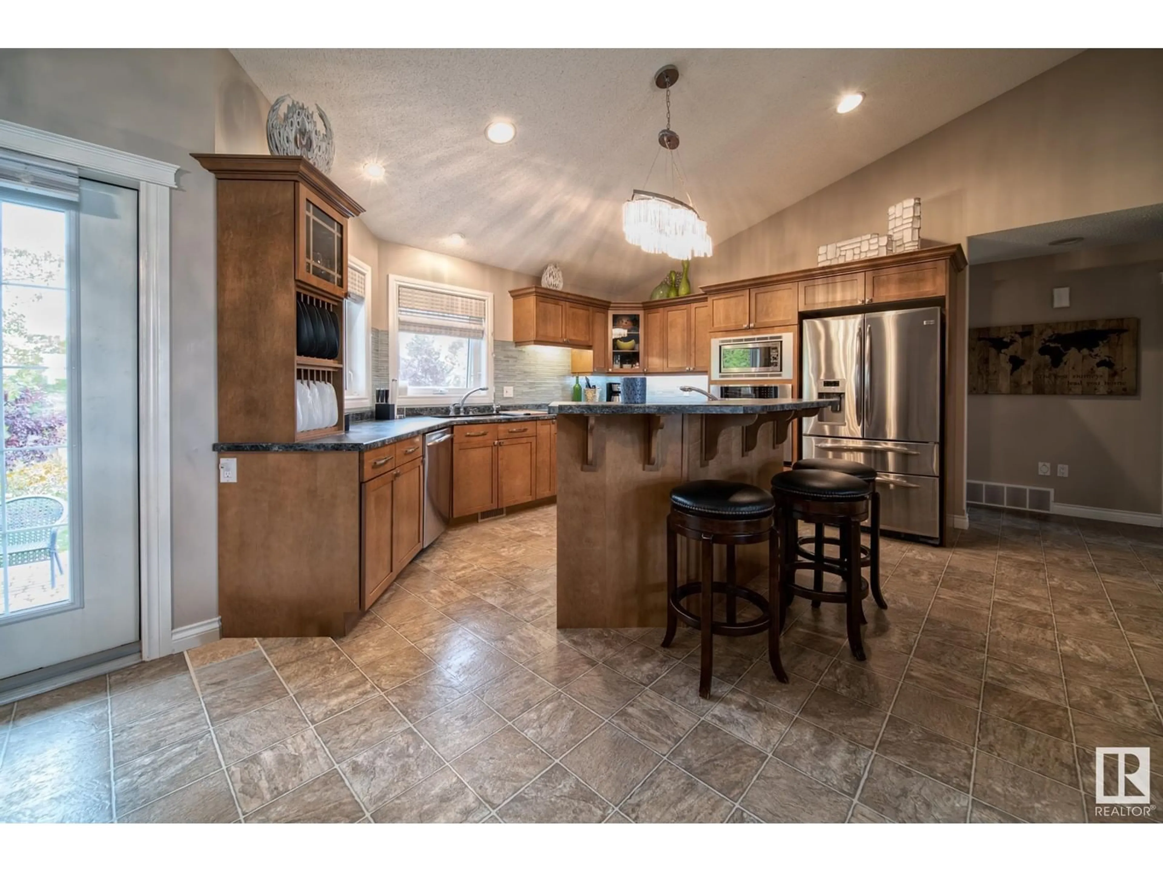 Open concept kitchen, ceramic/tile floor for 451066 RANGE ROAD 73, Rural Wainwright M.D. Alberta T9W1T4