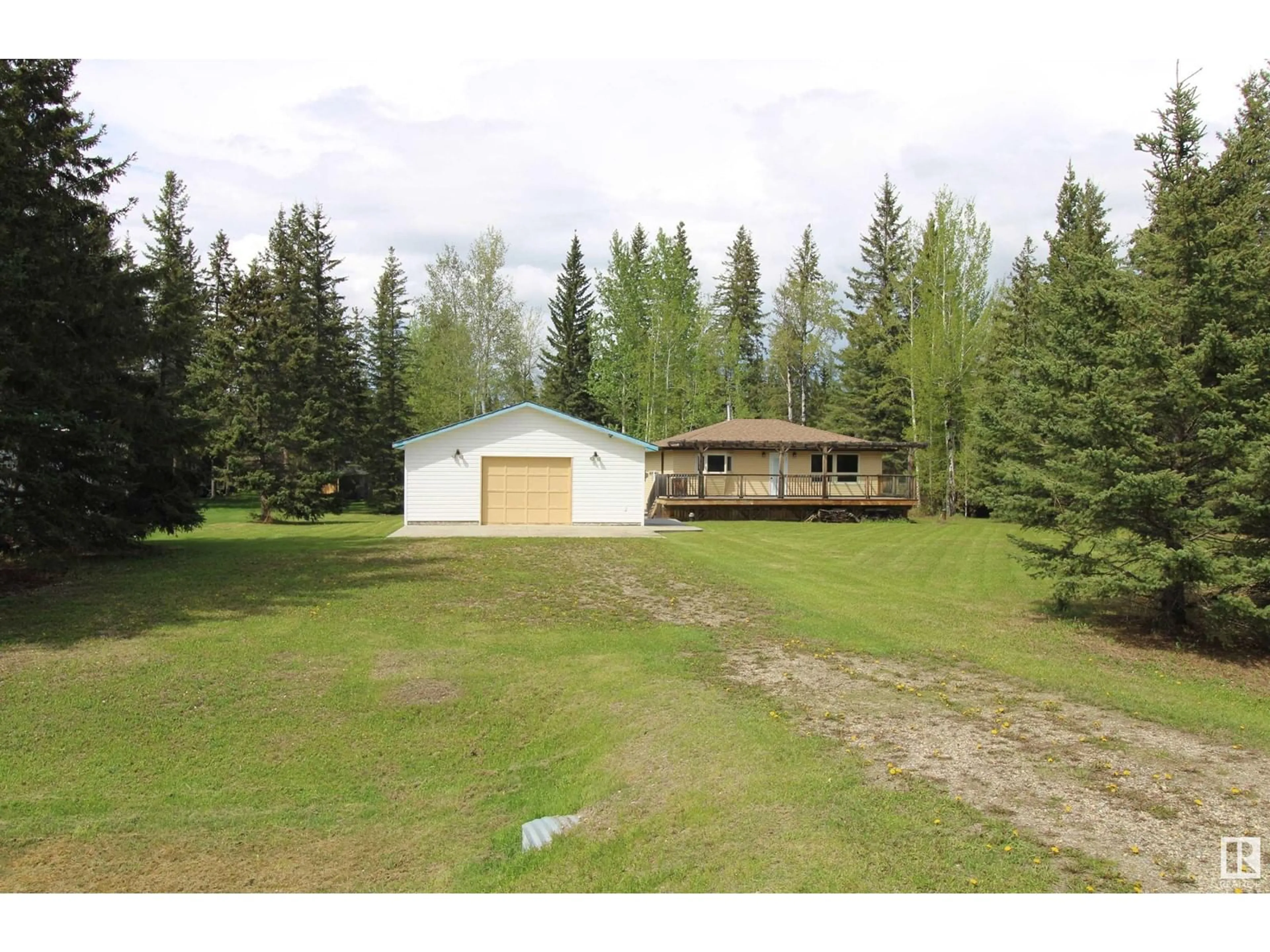 A pic from outside/outdoor area/front of a property/back of a property/a pic from drone, unknown for 44 9002 HWY 16, Rural Yellowhead Alberta T0E2M0