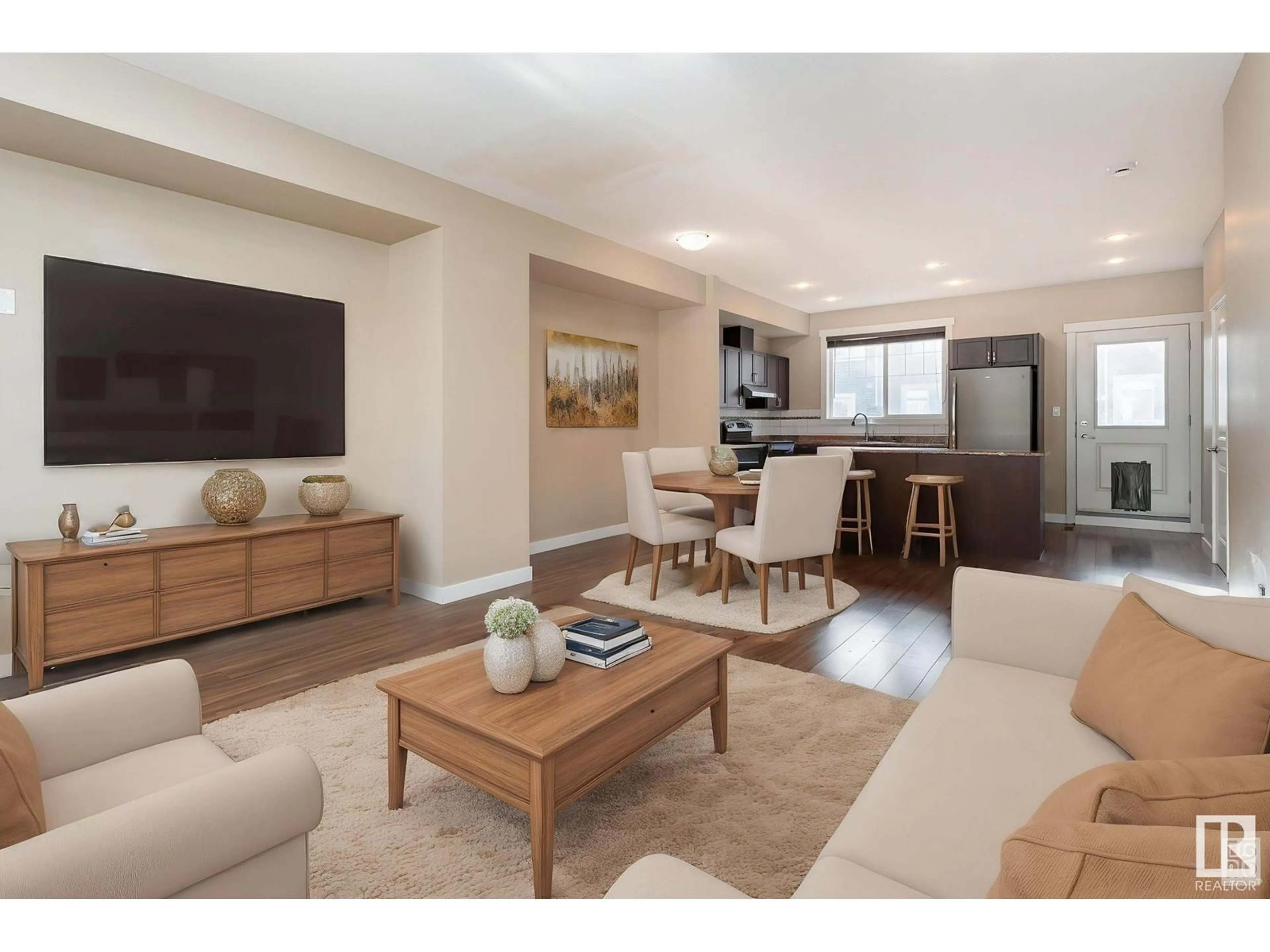Living room with furniture, unknown for 8315 180 AV, Edmonton Alberta T6X0Y2