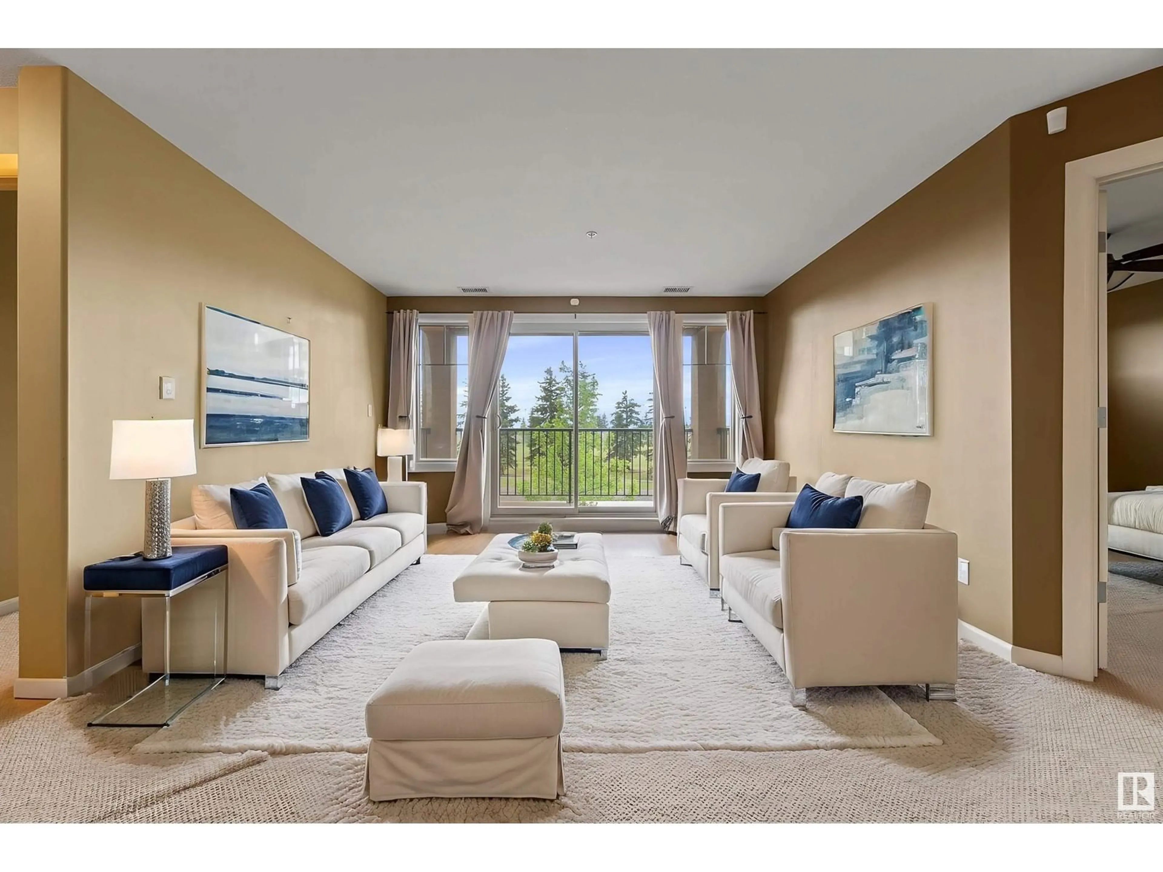 Living room with furniture, unknown for #212 - 400 PALISADES WAY, Sherwood Park Alberta T8L0H4