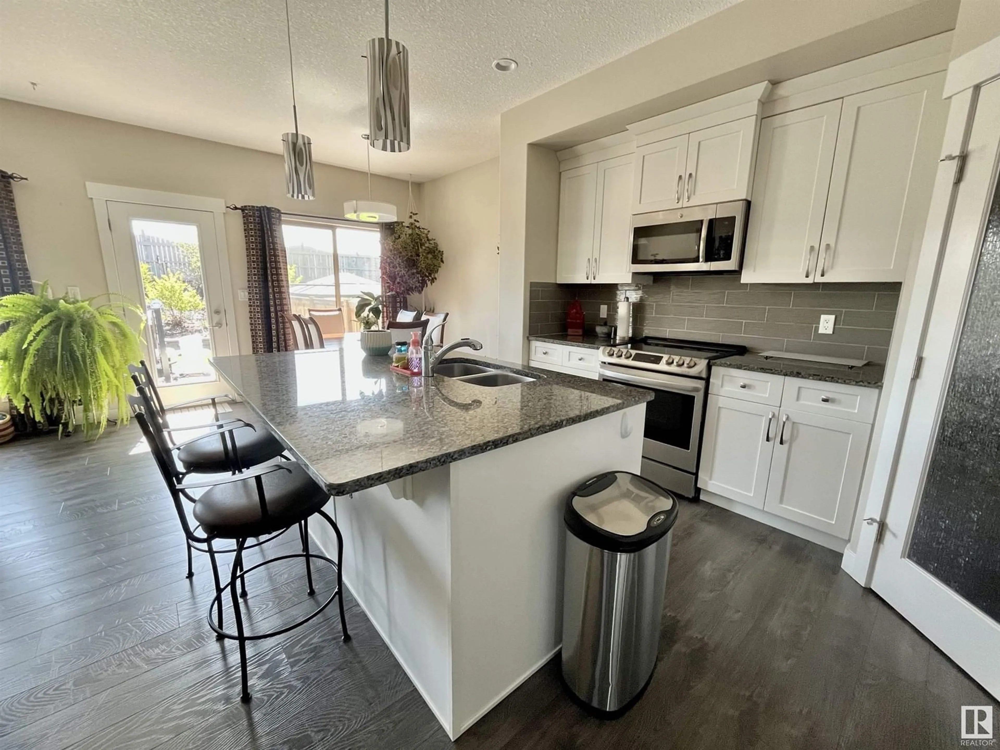 Open concept kitchen, ceramic/tile floor for 27 GREENBURY CL, Spruce Grove Alberta T7X0L7