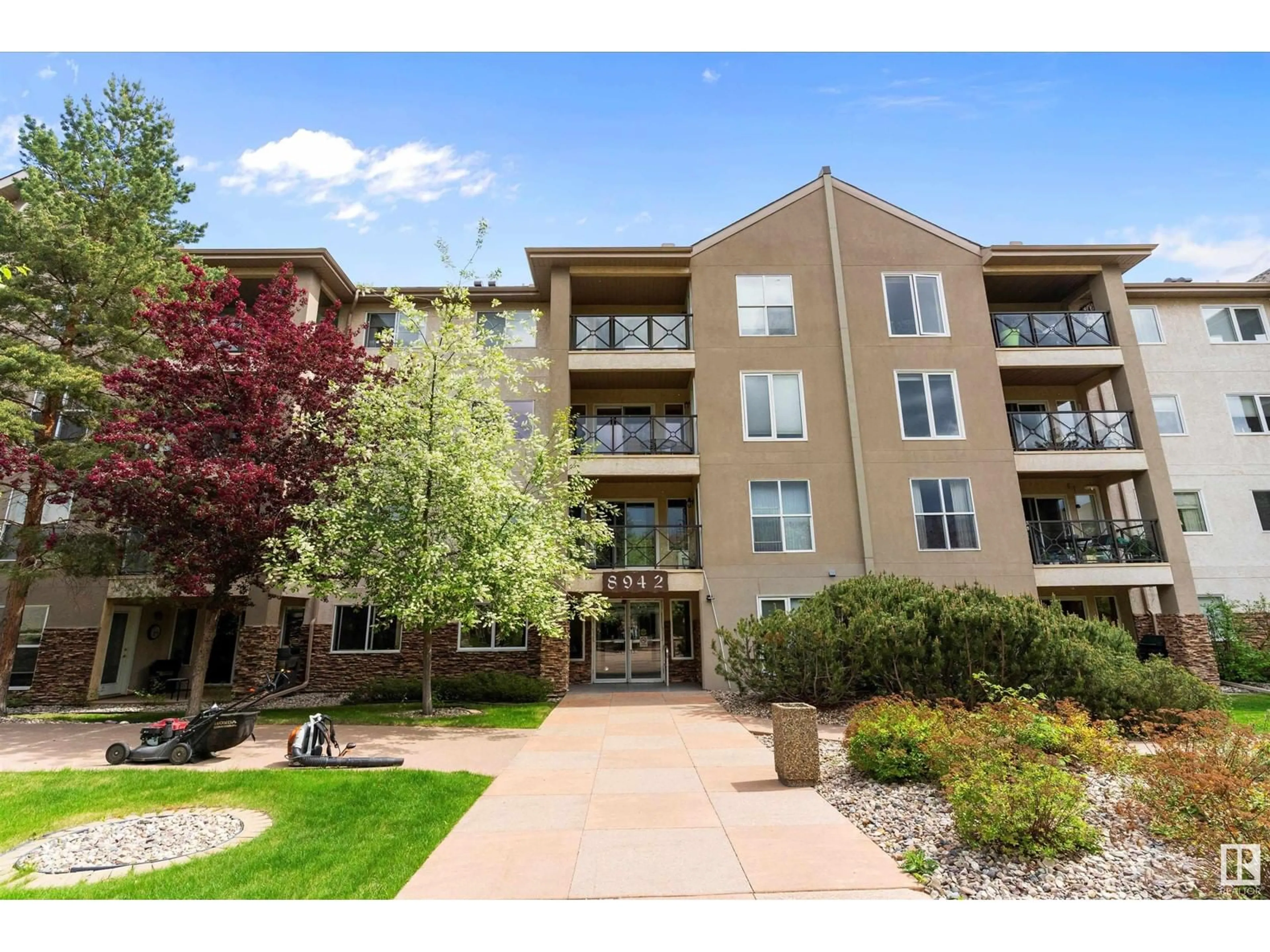 Patio, unknown for #205 - 8942 156 ST, Edmonton Alberta T5R5Z5