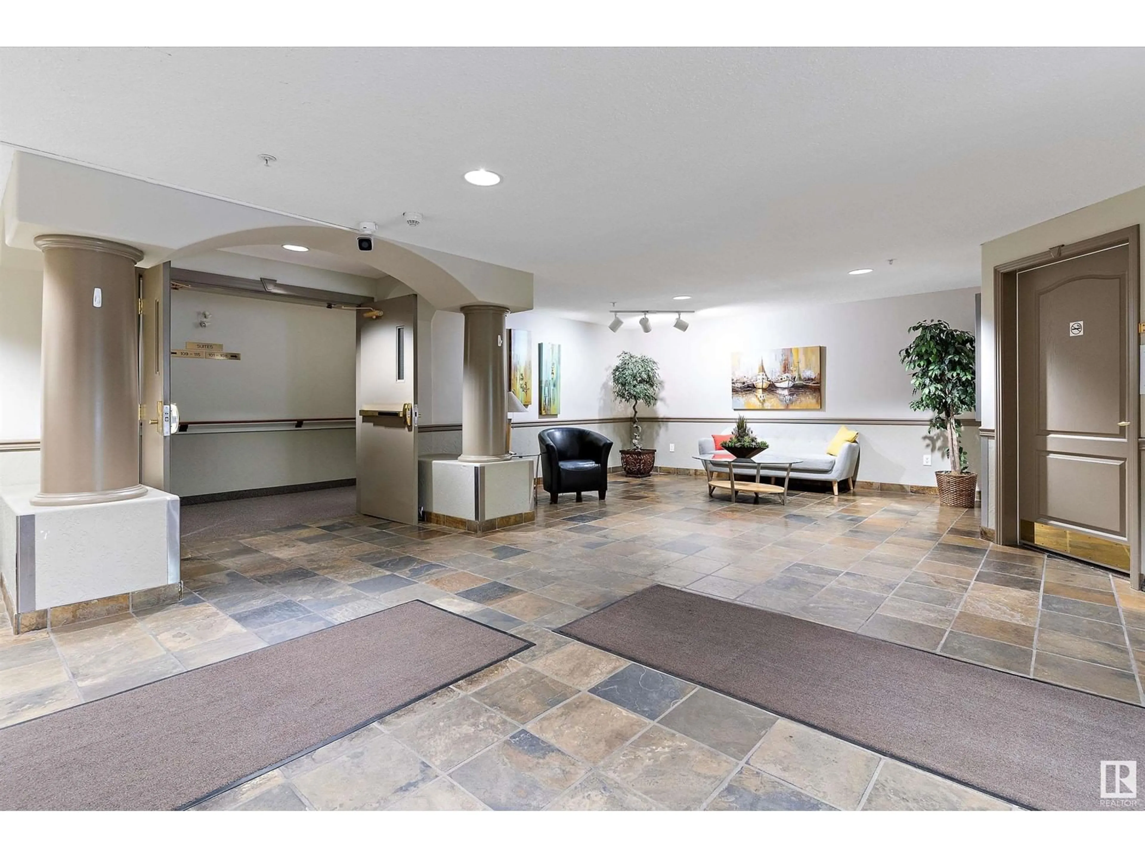 Lobby for #205 - 8942 156 ST, Edmonton Alberta T5R5Z5