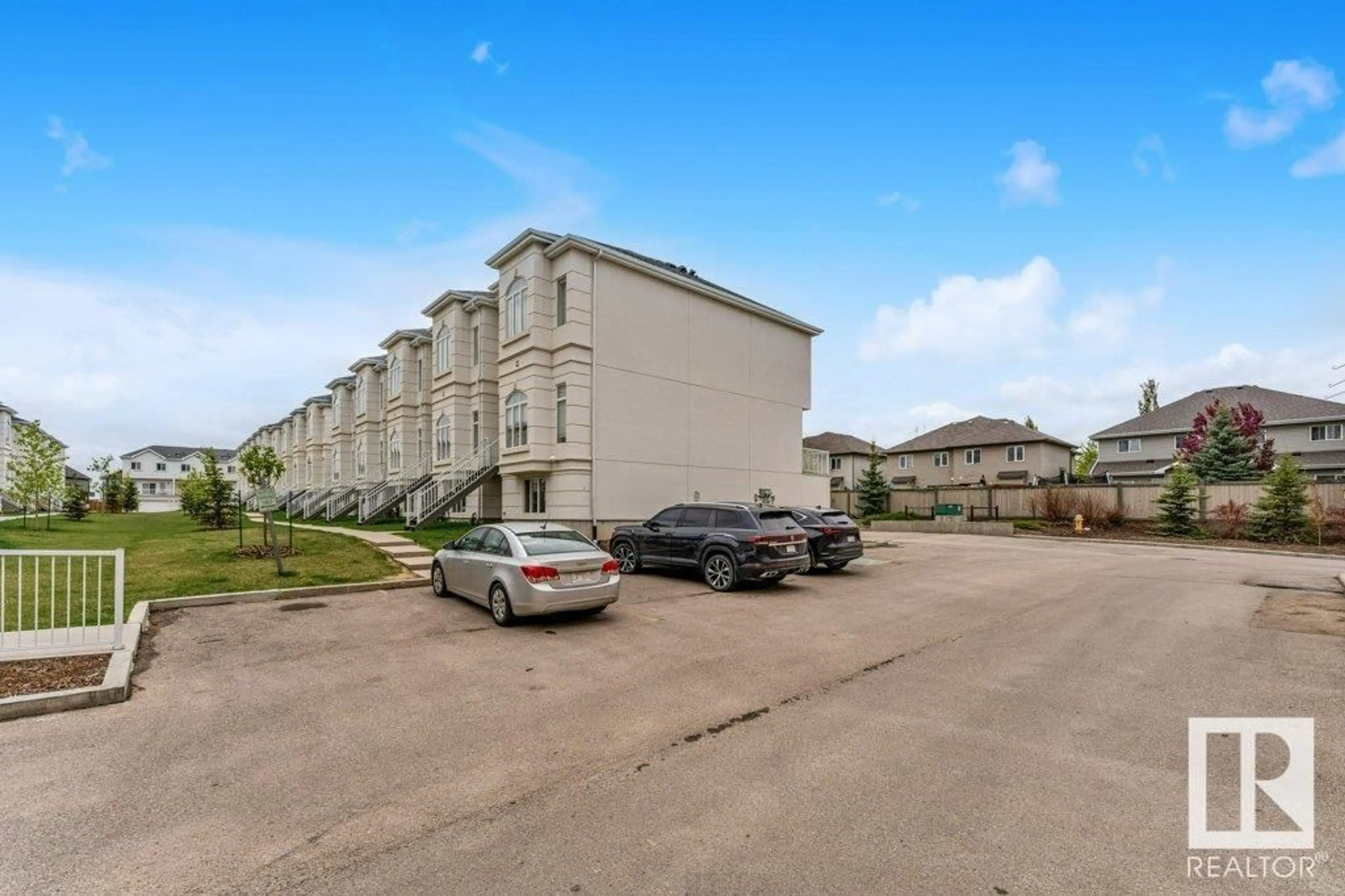 A pic from outside/outdoor area/front of a property/back of a property/a pic from drone, street for #7 - 723 172 ST, Edmonton Alberta T6W2N6