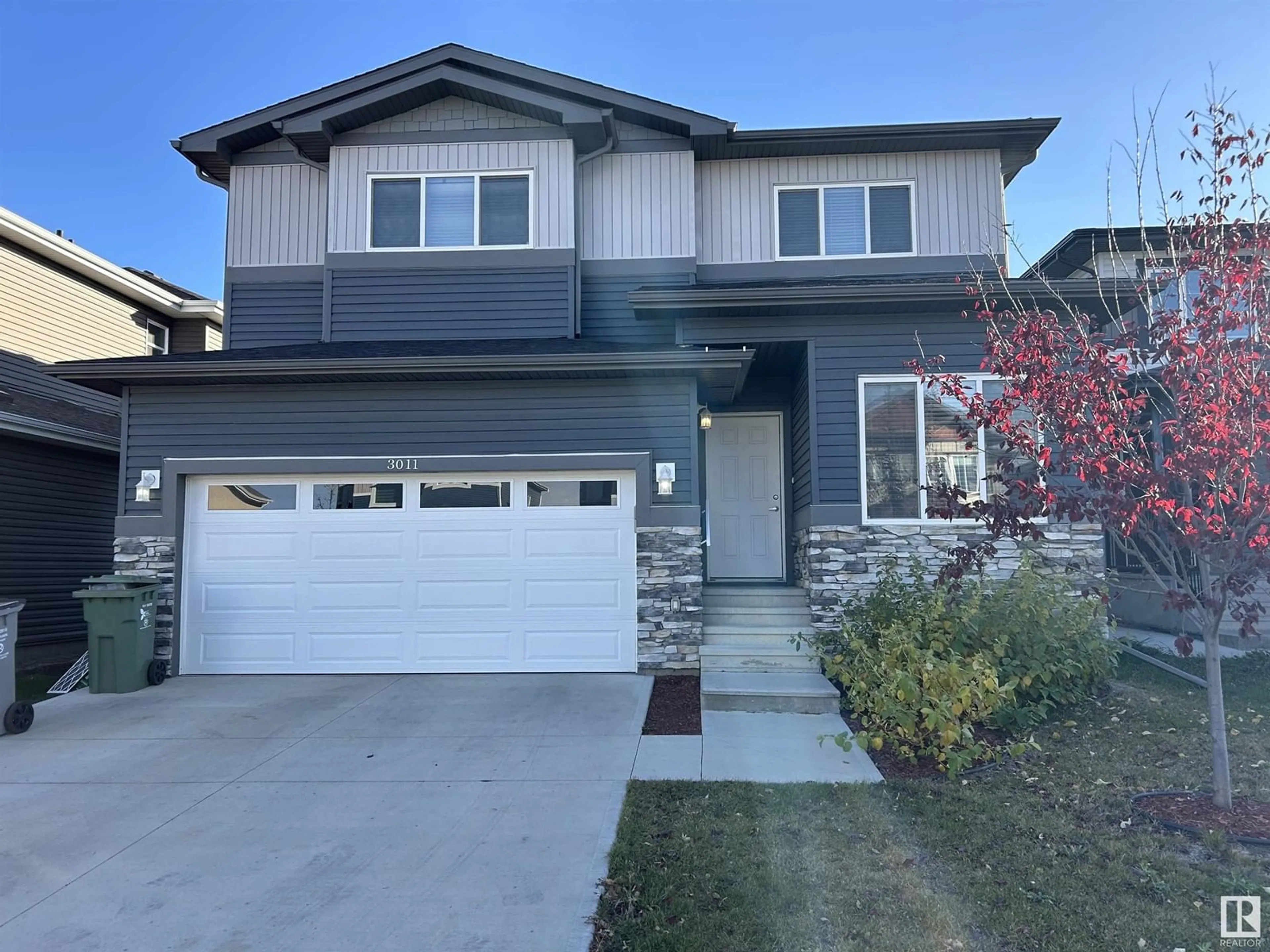 Home with vinyl exterior material, street for 3011 SOLEIL BV, Beaumont Alberta T4X2T5