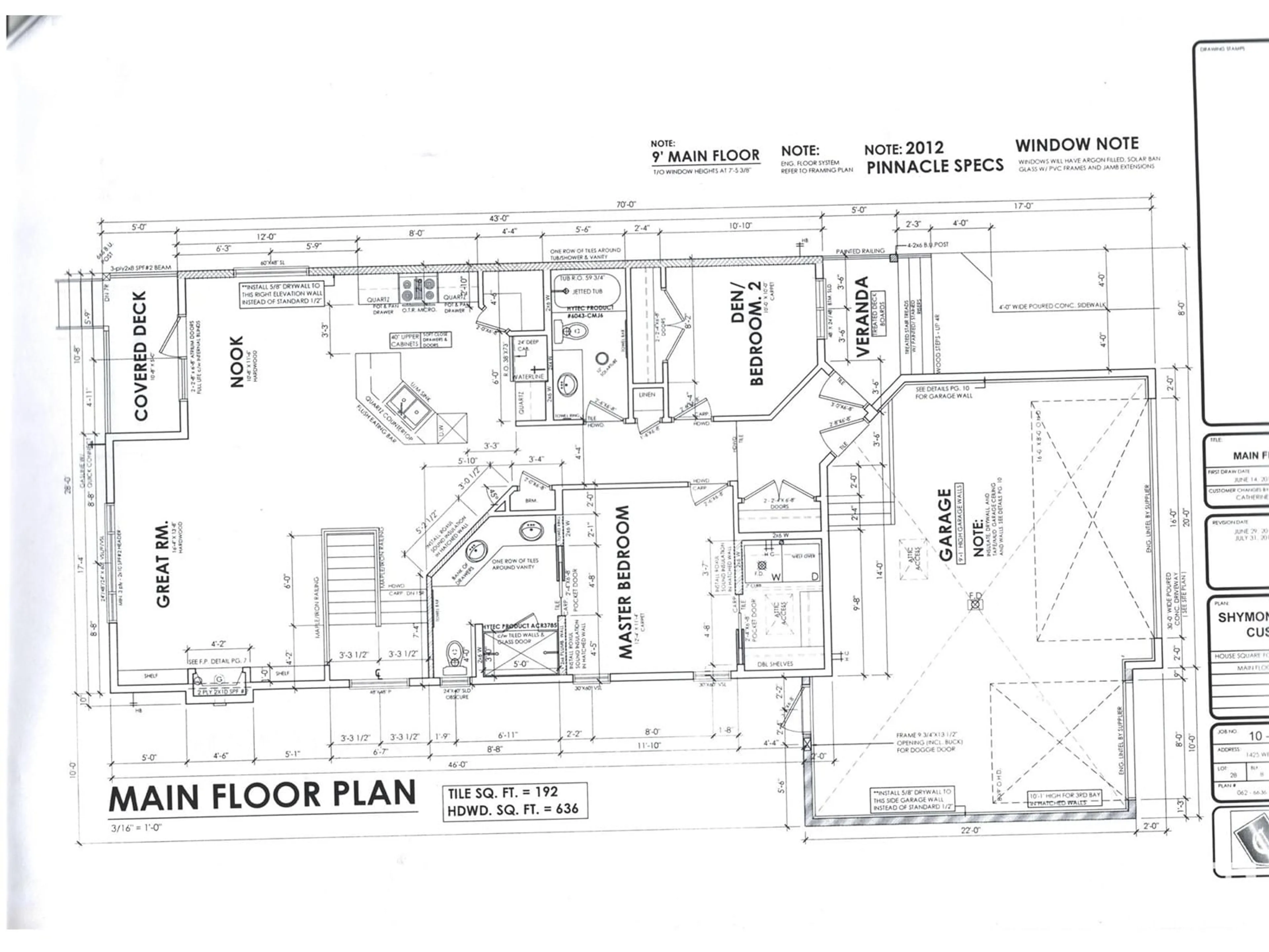Floor plan for 1425 WESTERRA BA, Stony Plain Alberta T7Z0B3
