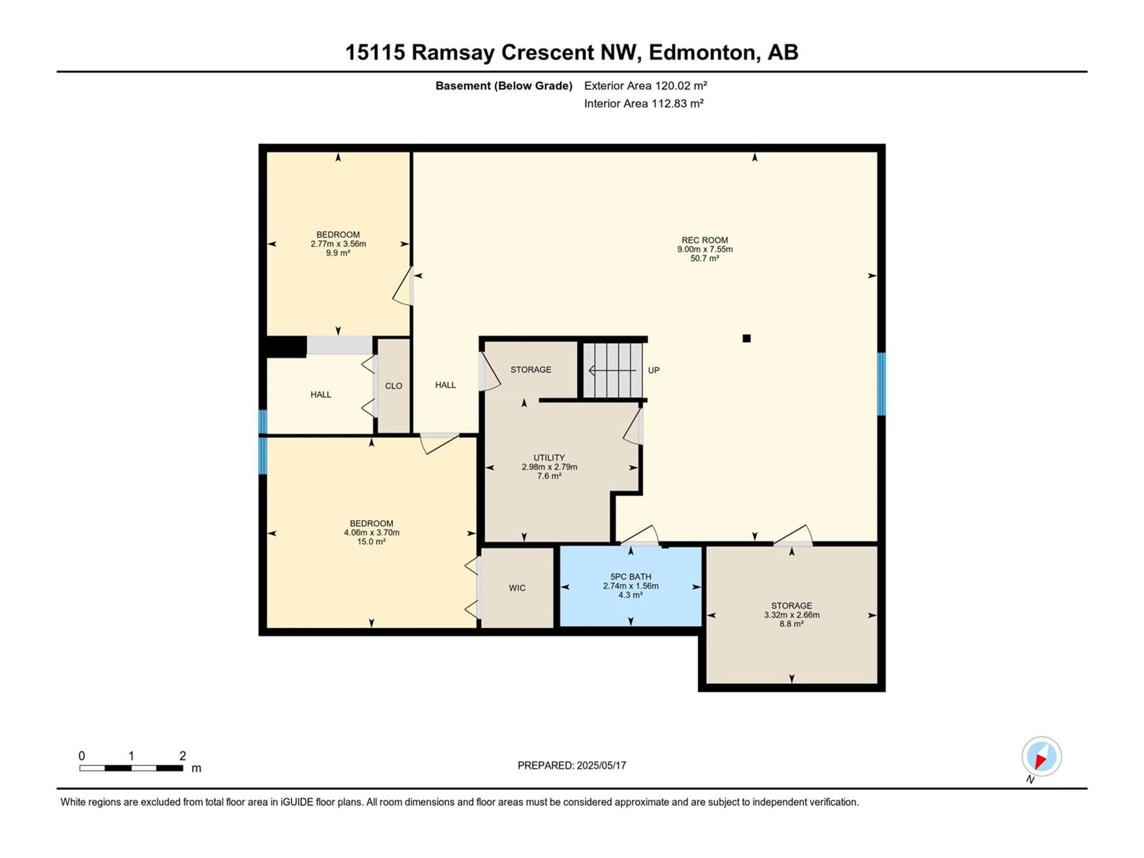 Floor plan for 15115 RAMSAY CR, Edmonton Alberta T6H5R1