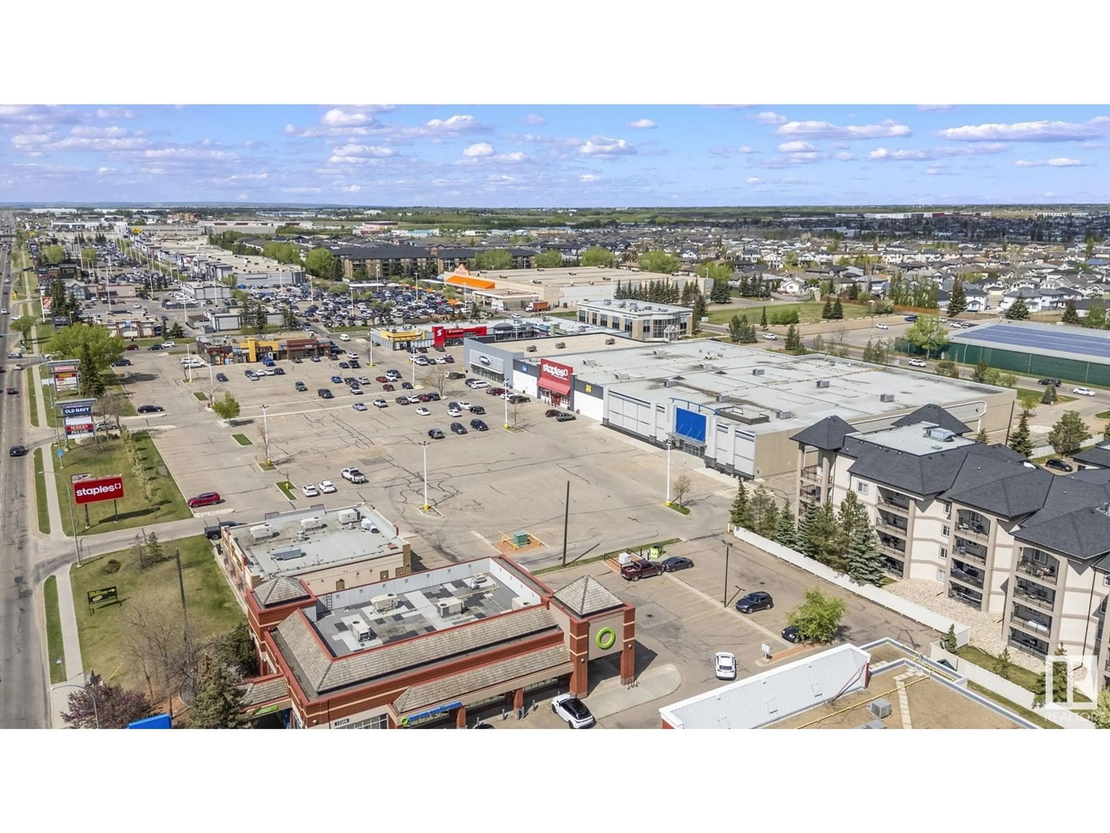 A pic from outside/outdoor area/front of a property/back of a property/a pic from drone, street for 310 - 13111 140 AV, Edmonton Alberta T6V0B1