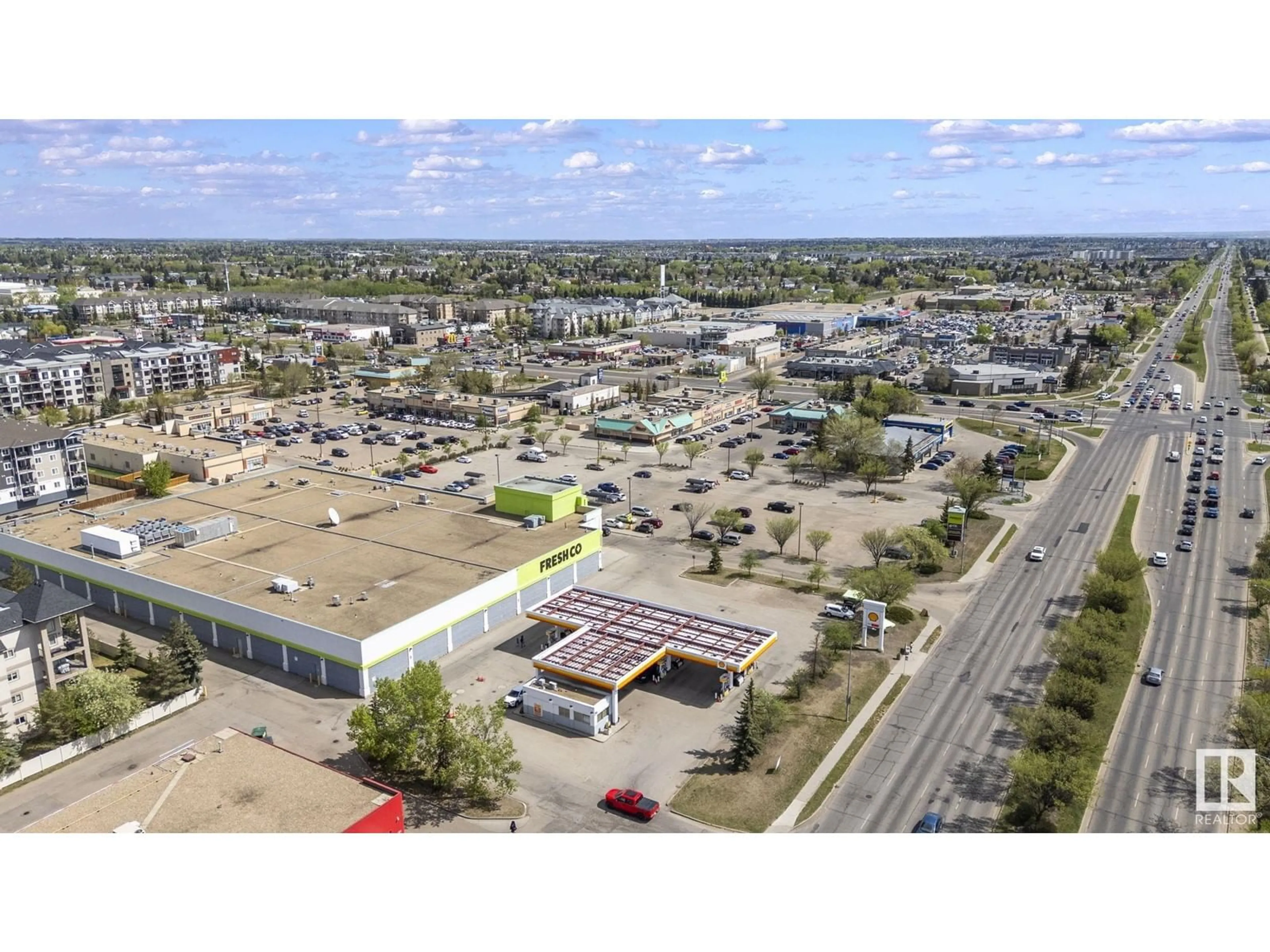 A pic from outside/outdoor area/front of a property/back of a property/a pic from drone, street for 310 - 13111 140 AV, Edmonton Alberta T6V0B1