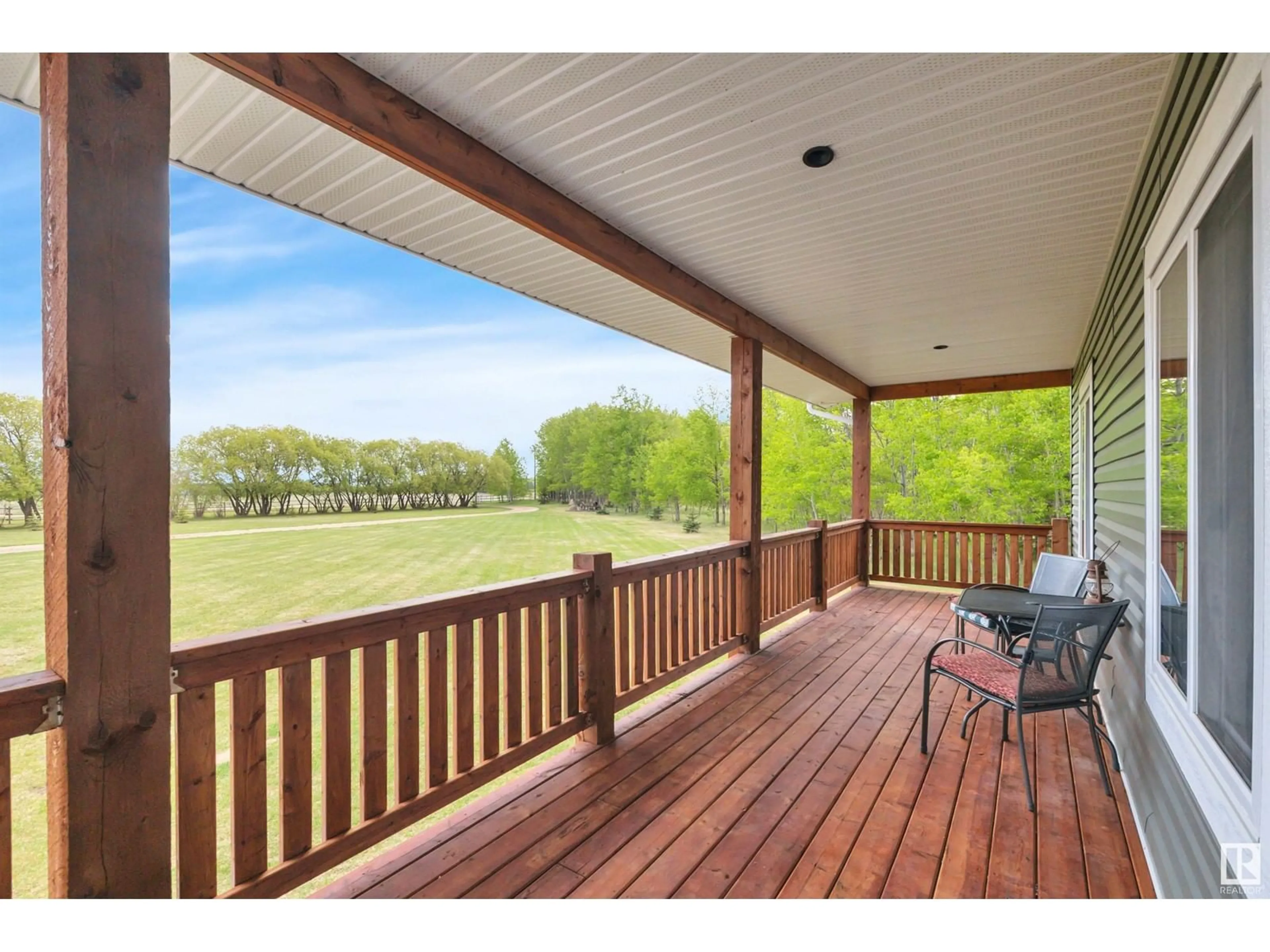 Patio, water/lake/river/ocean view for 471042 RR242 A, Rural Wetaskiwin County Alberta T9A1X1