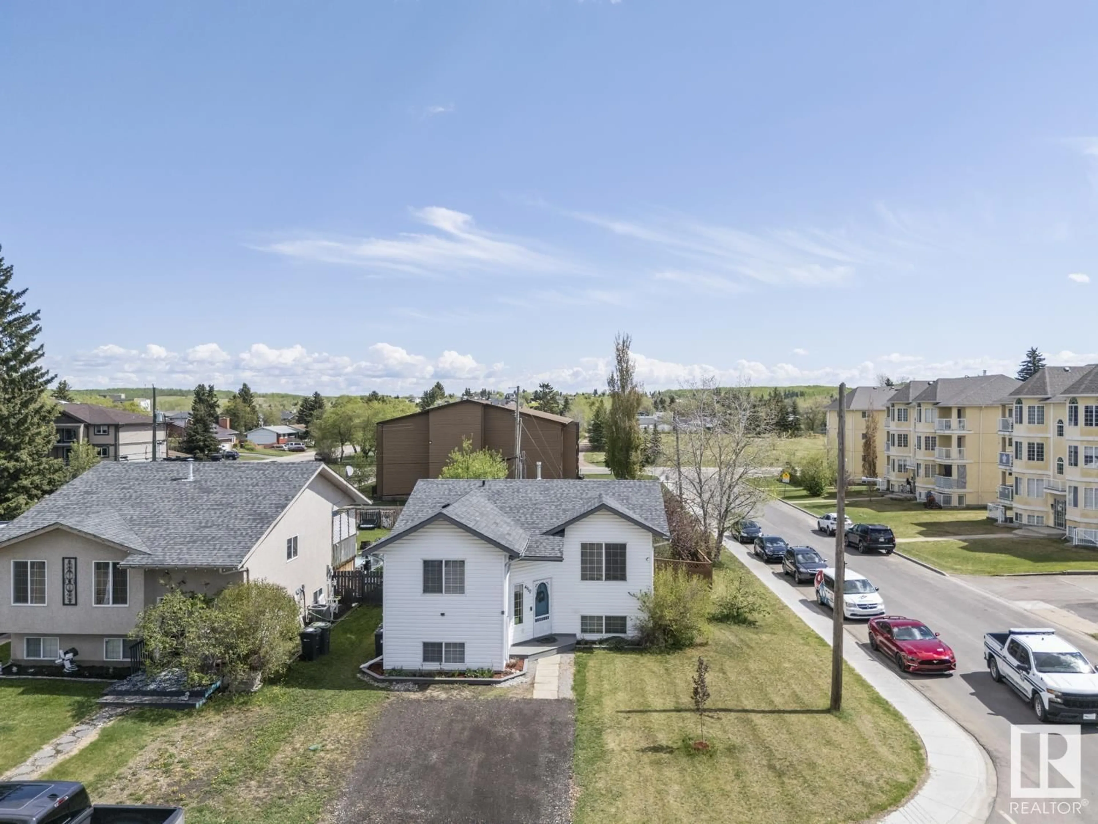 A pic from outside/outdoor area/front of a property/back of a property/a pic from drone, unknown for 4910 51 AV, Cold Lake Alberta T9M1X2