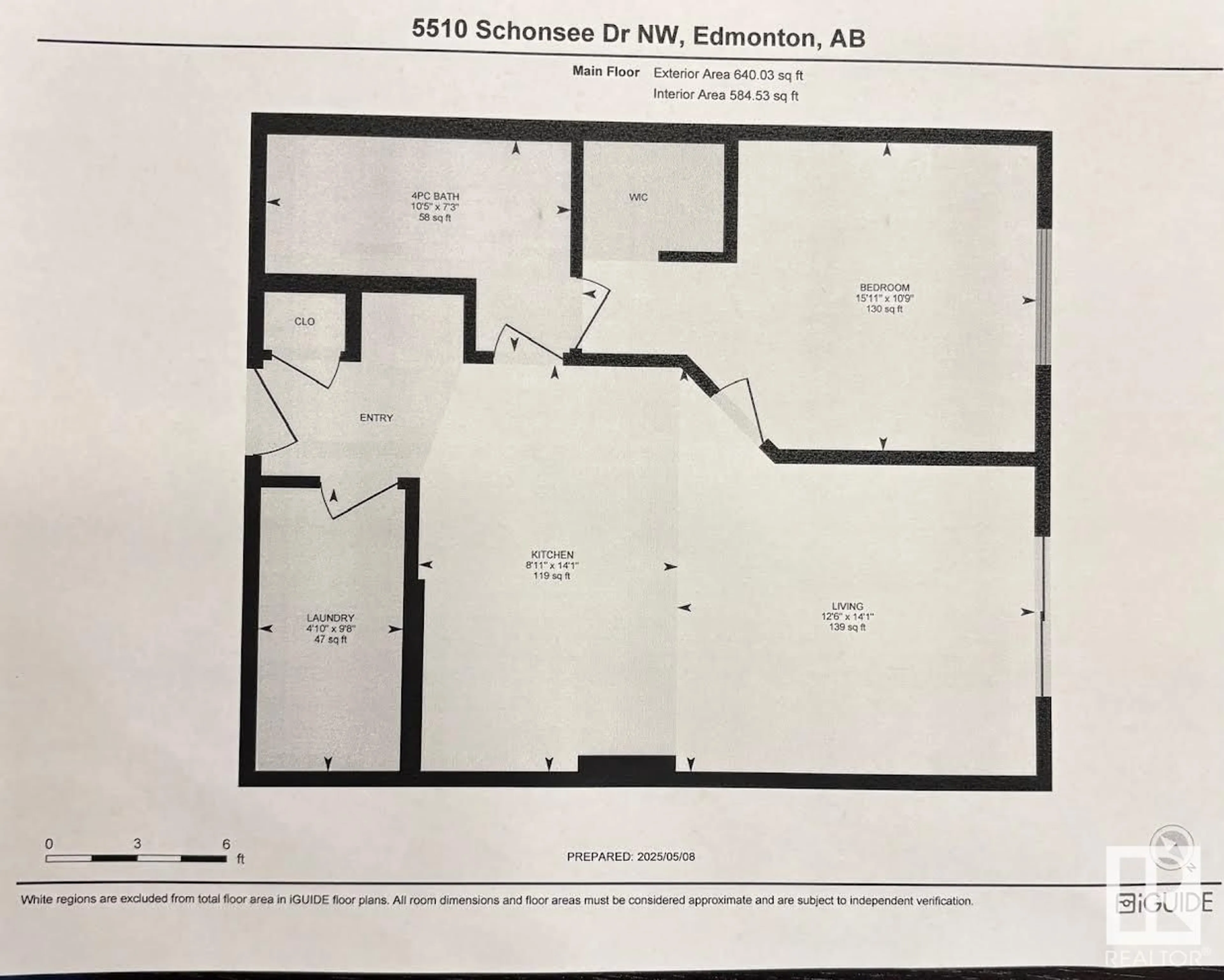 Floor plan for 317 - 5510 SCHONSEE DR, Edmonton Alberta T5Z0N9