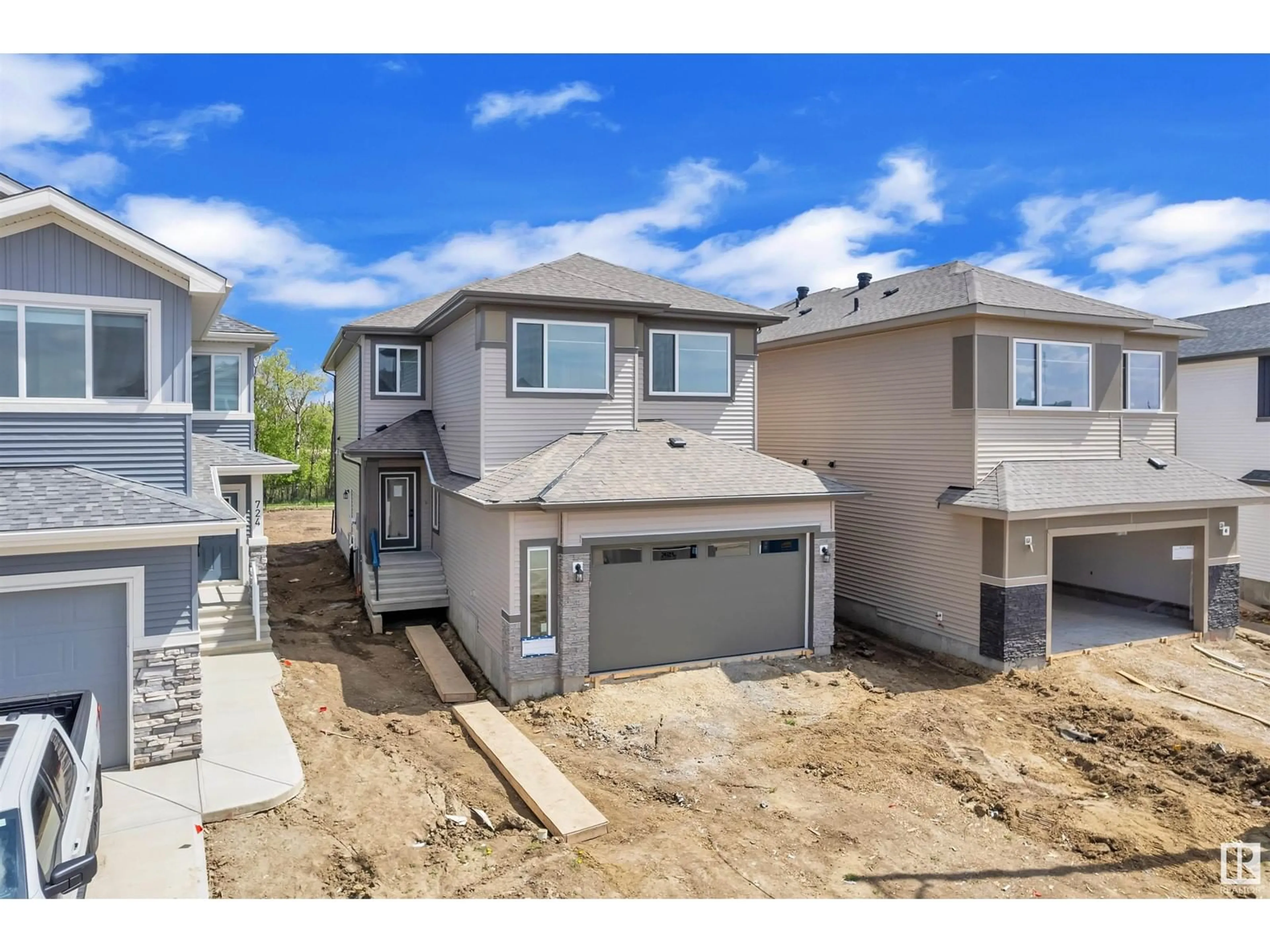 A pic from outside/outdoor area/front of a property/back of a property/a pic from drone, street for 728 ASTORIA WY, Devon Alberta T9G0M7
