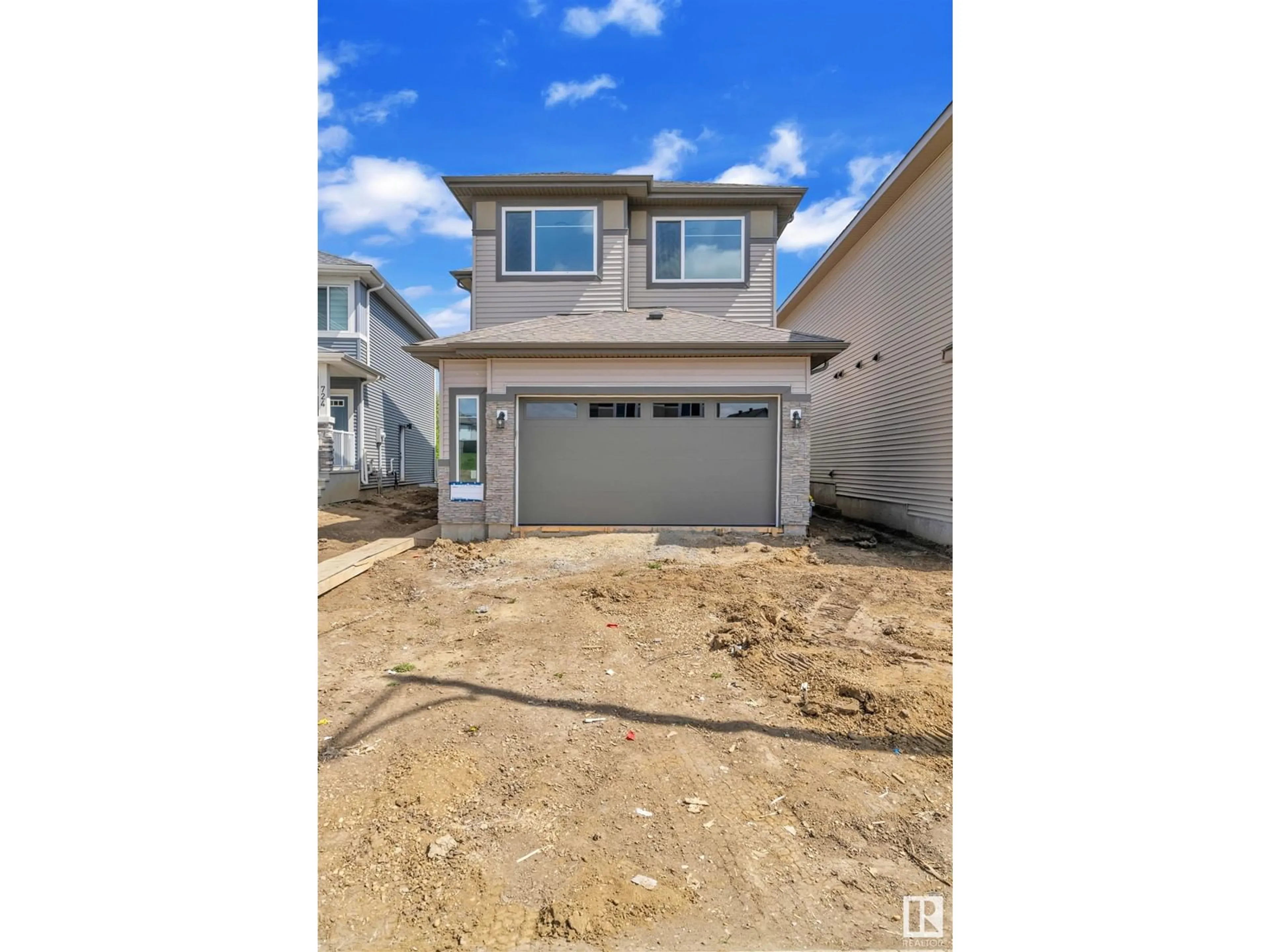 Home with vinyl exterior material, street for 728 ASTORIA WY, Devon Alberta T9G0M7
