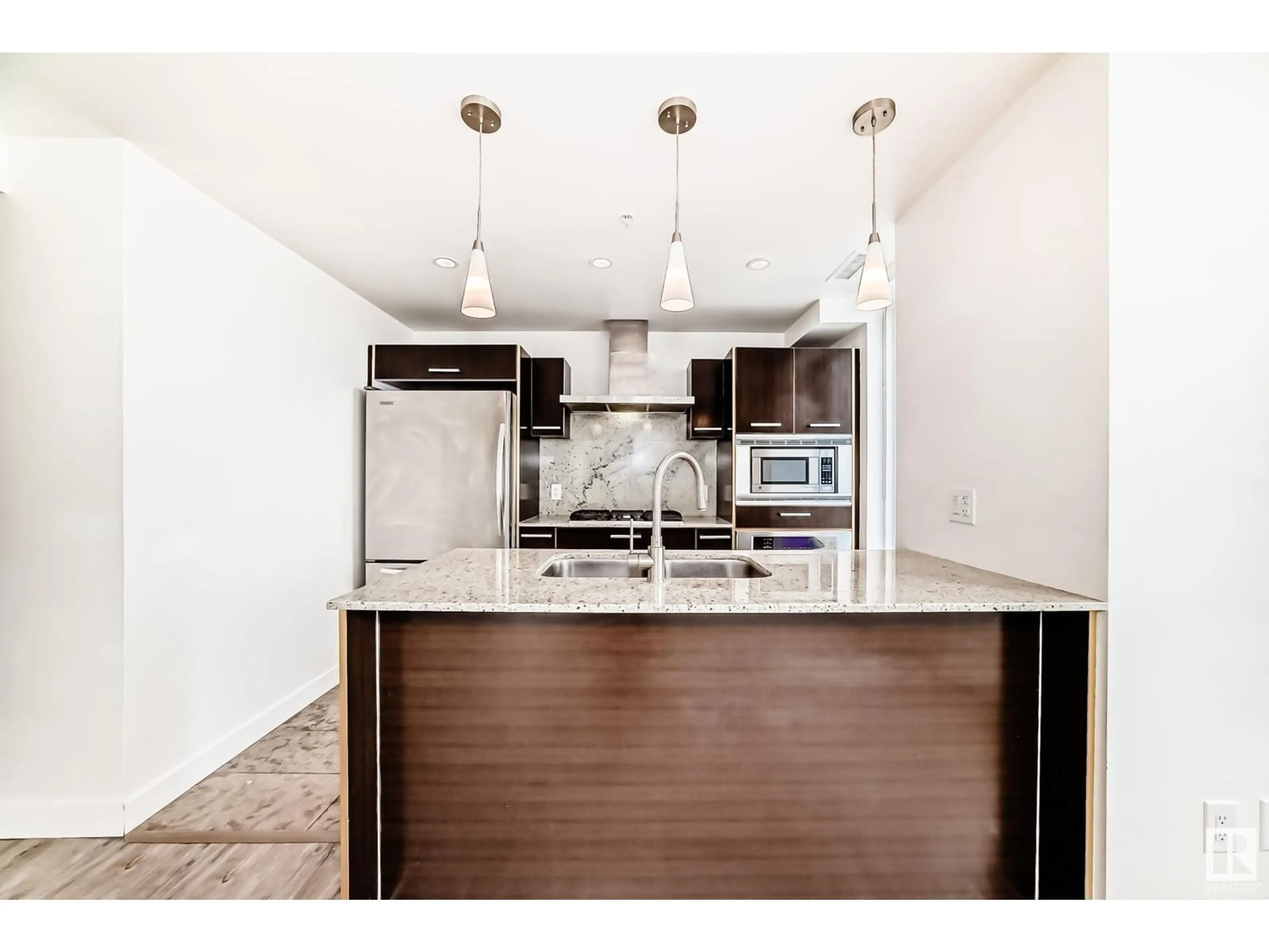 Open concept kitchen, unknown for #101 - 2606 109 ST NW, Edmonton Alberta T6J3S9
