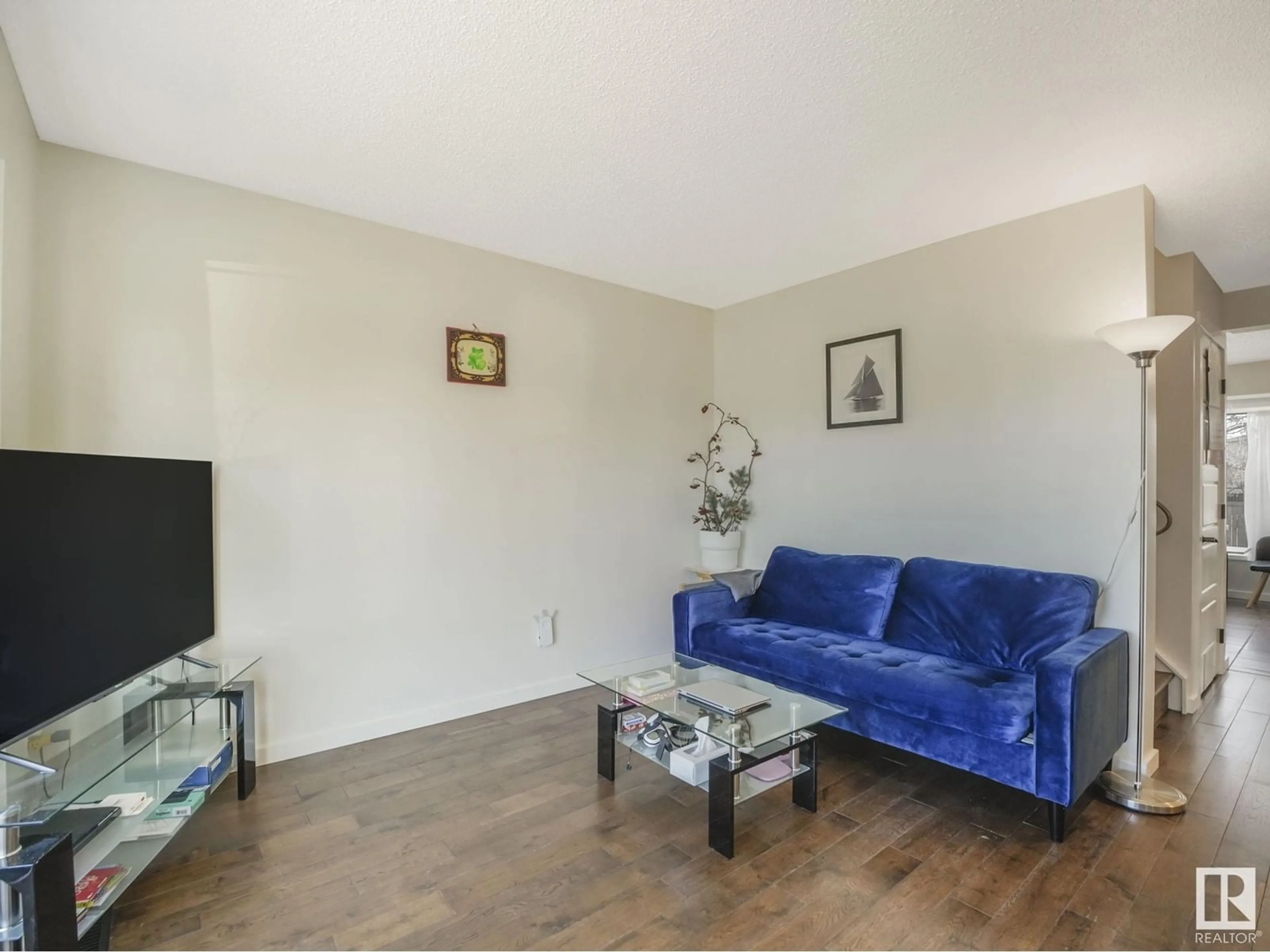 Living room with furniture, unknown for 8337 156 AV, Edmonton Alberta T5Z2R5