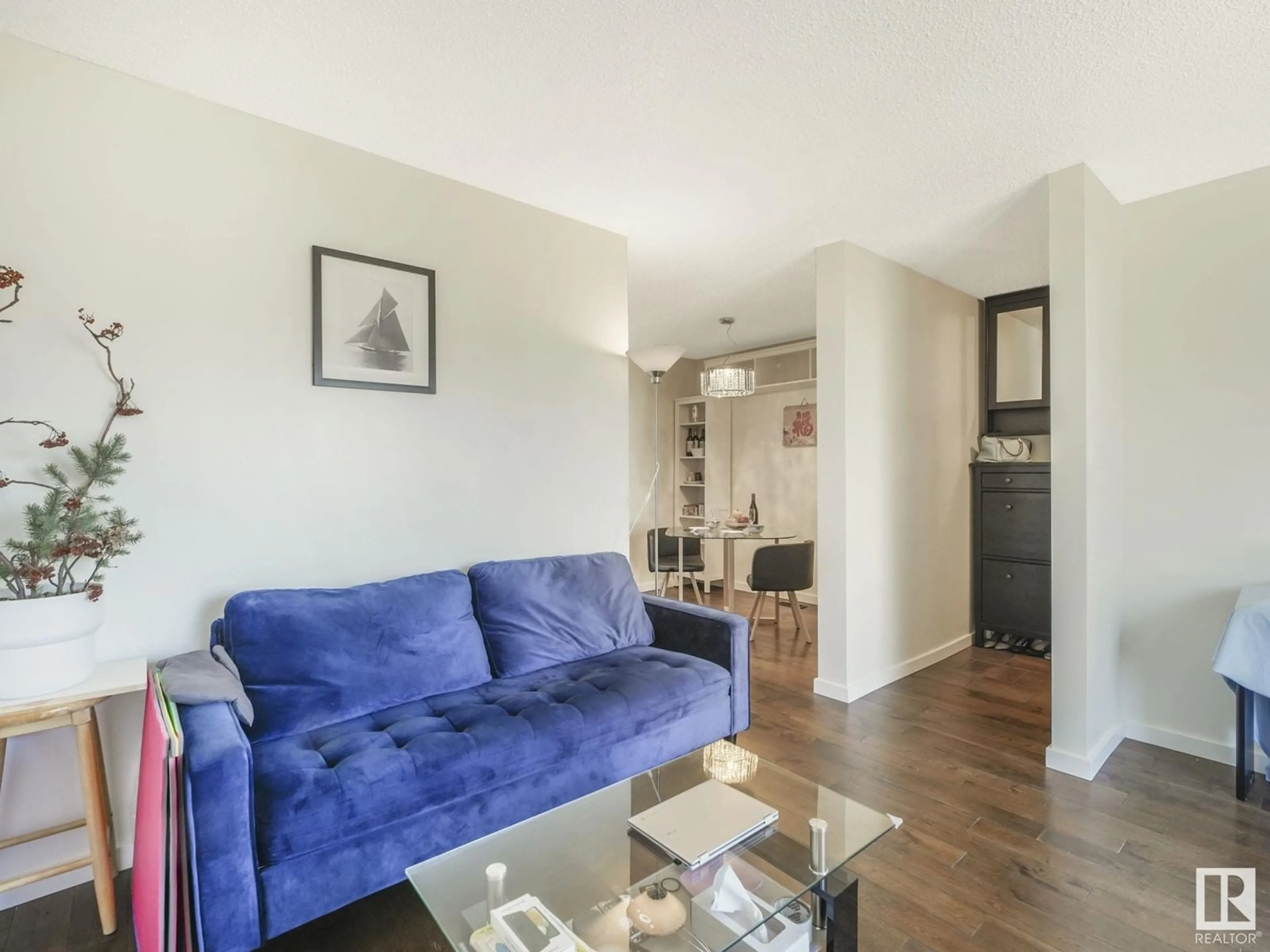 Living room with furniture, unknown for 8337 156 AV, Edmonton Alberta T5Z2R5