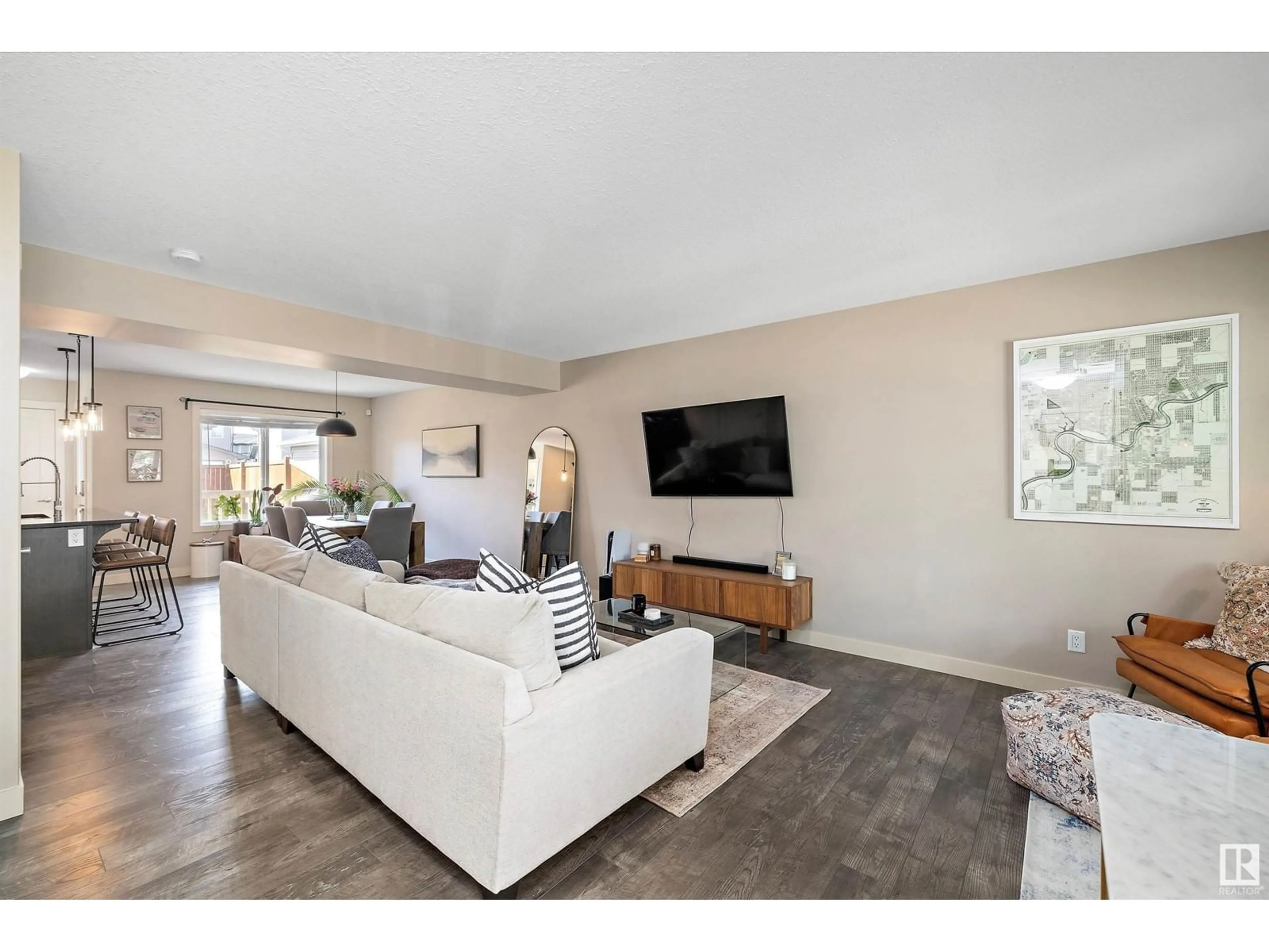 Living room with furniture, unknown for 2130 GLENRIDDING WY, Edmonton Alberta T6W2H4
